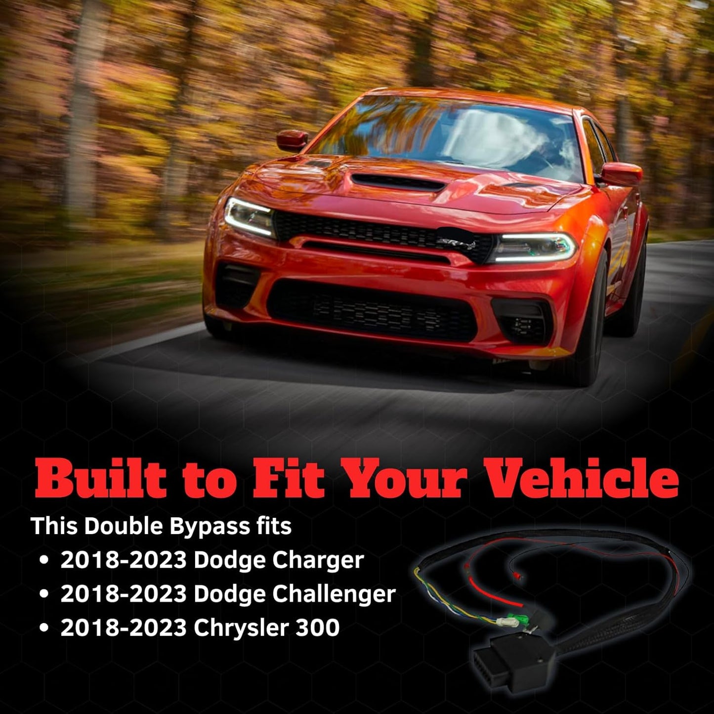 Z Automotive Double Bypass fits 2018-2023 Dodge Charger, Challenger & Chrysler 300 | OBD2 Plug-In Device | Trunk Mount Security Gateway Bypass | Easy Installation