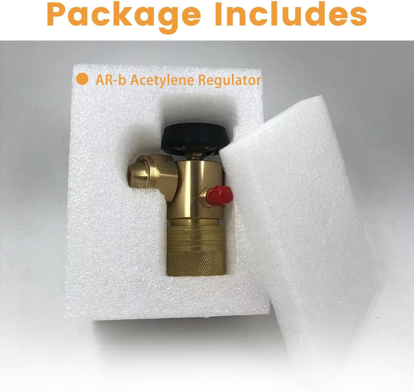 0386-0725 AR-B CGA520 Acetylene Regulator for B Tanks, for Turbo Torch regulator with Gauge, Use with TurboTorch Acetylene Kit, B Tank Torch Kit