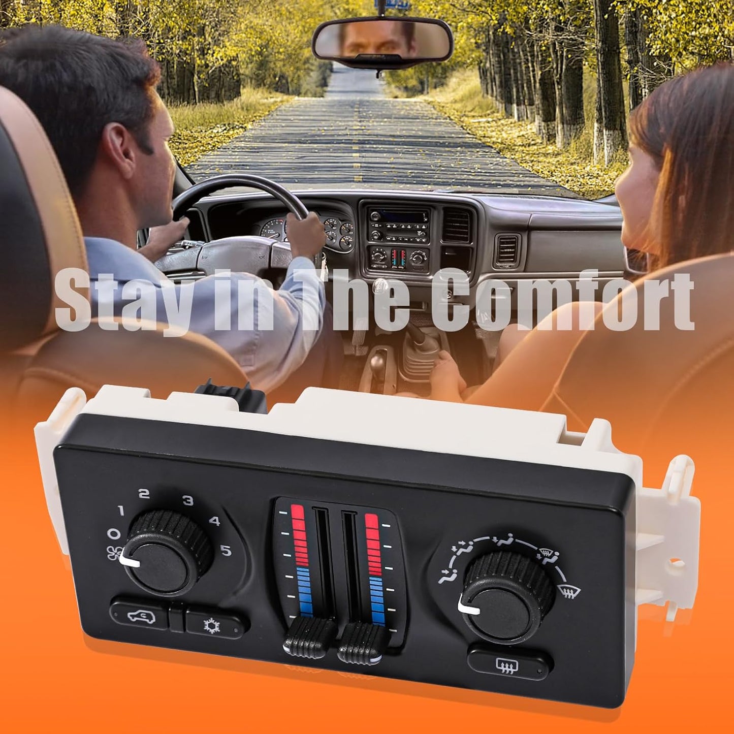 599-210XD Climate Control Module AC Climate Control Panel compatible with 2003-2007 Chevy GMC Buick Cadillac Isuzu Saab Vehicle - Silverado Tahoe Suburban Avalanche Trallblazer Sierra Envoy Yukon 9-7X