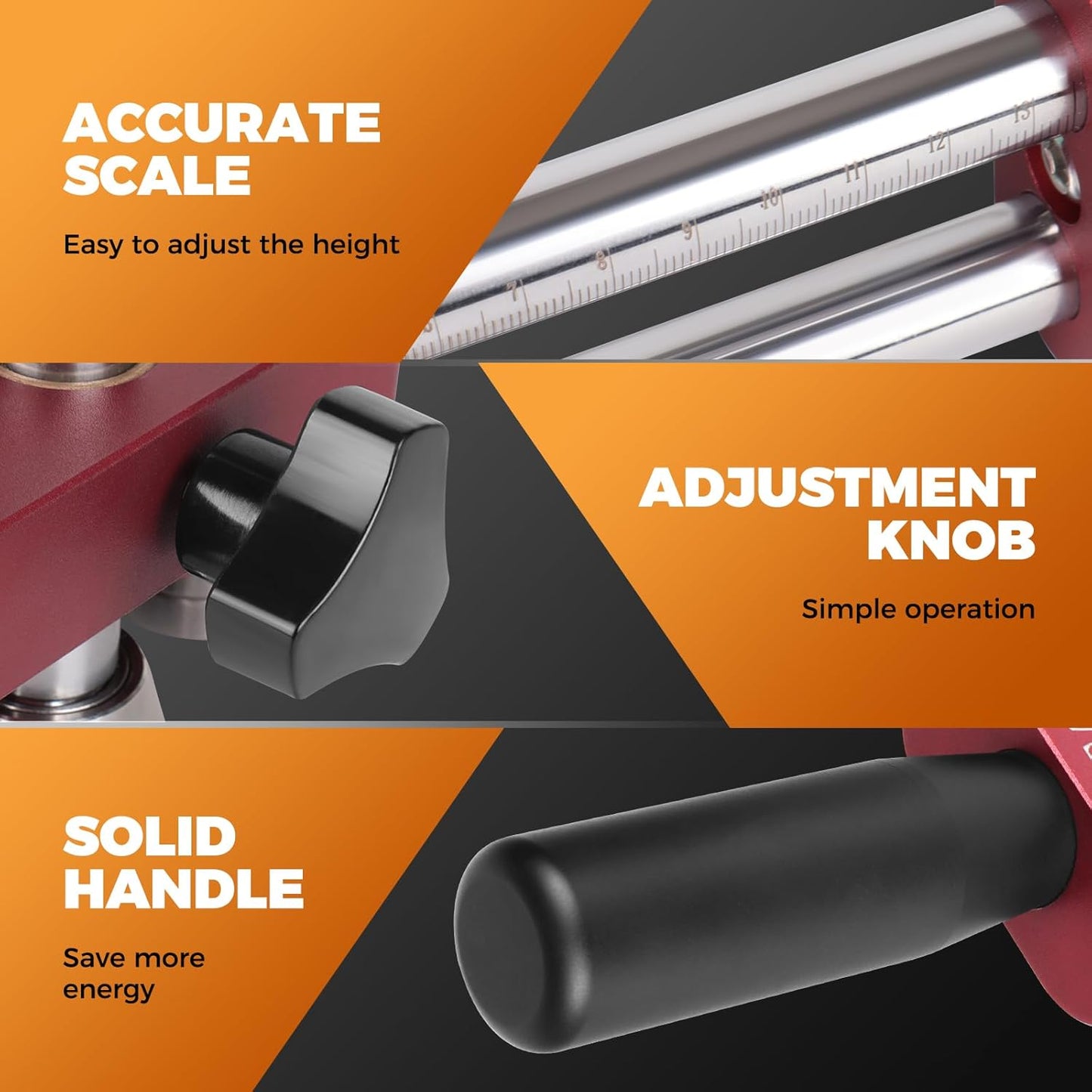 Sheet Metal Bender, Edge Roller Bender for Standing Seam Roofing Tools at 0-90° Angle, Large Sheet Metal Roller and Bending Tool