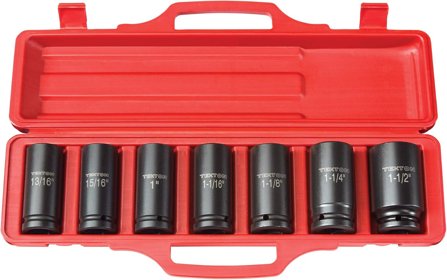 TEKTON 3/4 Inch Drive Deep 6-Point Impact Socket Set, 22-Piece (7/8-2 in.) | 48995