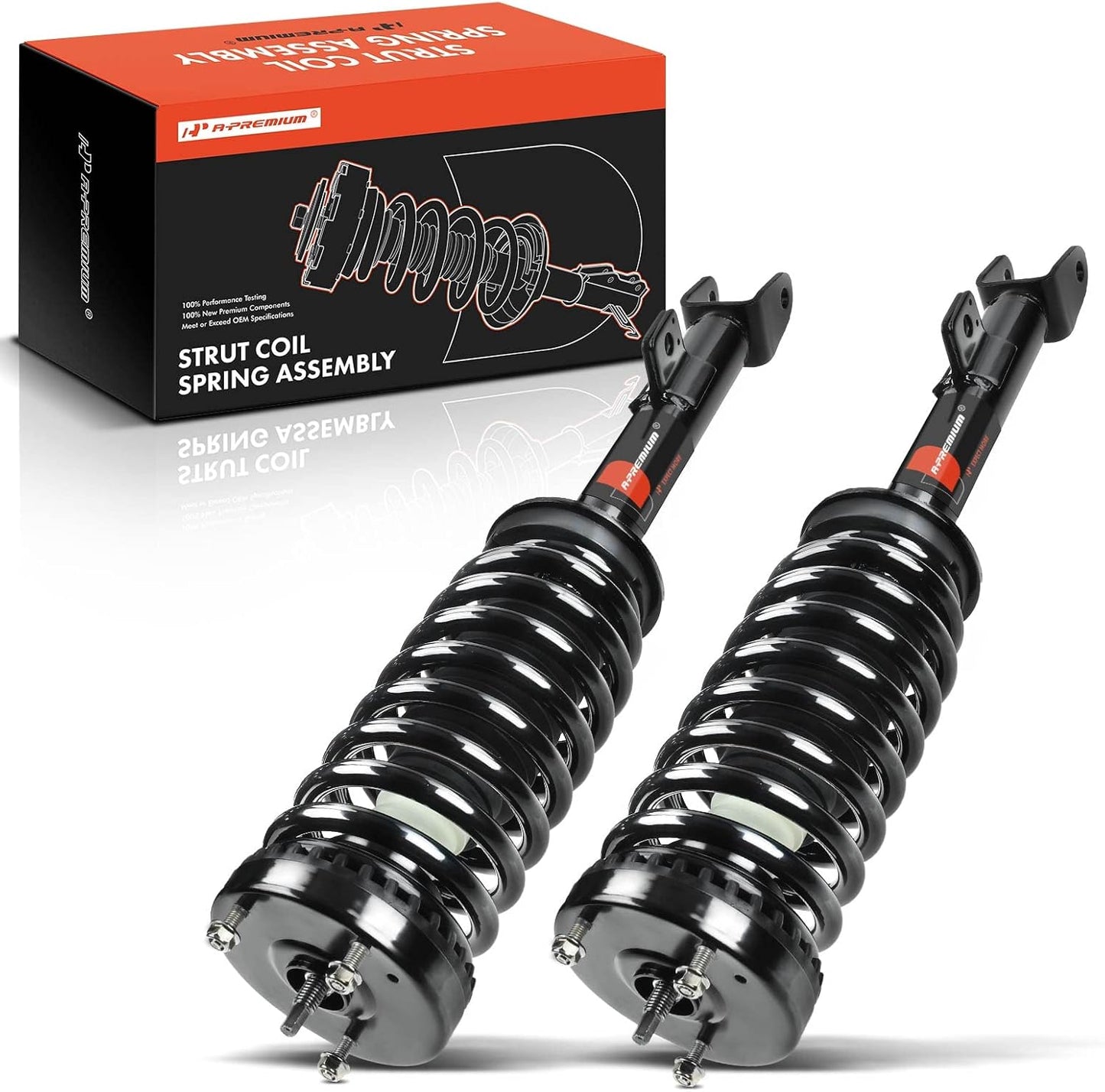 A-Premium Front Pair (2) Complete Strut & Coil Spring Assembly Compatible with Chrysler 300 2005-2010, V8 5.7L, RWD, Driver and Passenger Side