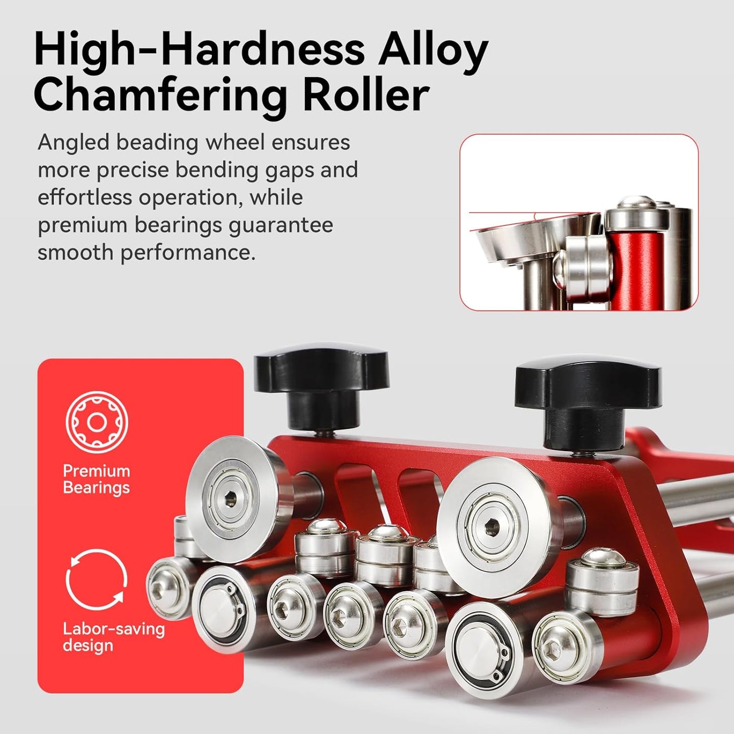 Sheet Metal Roller 2 Station Metal Bender, Metal Roofing Tools,Sheet Metal Fabrication,0-100° Bending Range,lightweight and highly portable, Large Sheet Metal Roller and Bending Tool(7in)