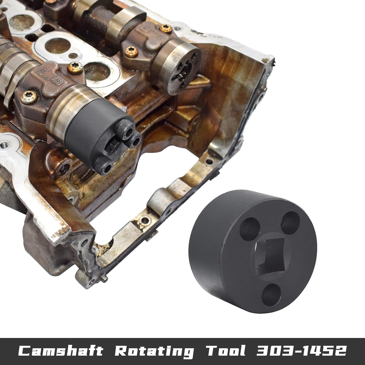 Camshaft Alignment Tool Kit for Land Rover Jaguar Discovery 4 Range Rover Sport V8 5.0L V6 3.0L, Engine Timing Tool with Fuel Pump, Fuel Injector Remover Tool, 303-1445, 303-1448, 303-1452, 303-1482