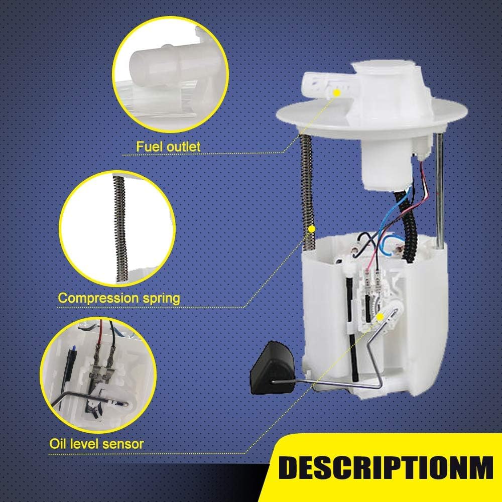 TOPSCOPE FP8874M - Fuel Pump Module Assembly E8874M fits 2005 2006 2007 2008 Corolla, Toyota Matrix L4 1.8L