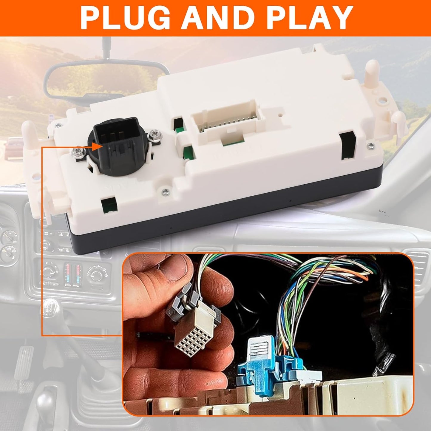 599-210XD Climate Control Module AC Climate Control Panel compatible with 2003-2007 Chevy GMC Buick Cadillac Isuzu Saab Vehicle - Silverado Tahoe Suburban Avalanche Trallblazer Sierra Envoy Yukon 9-7X
