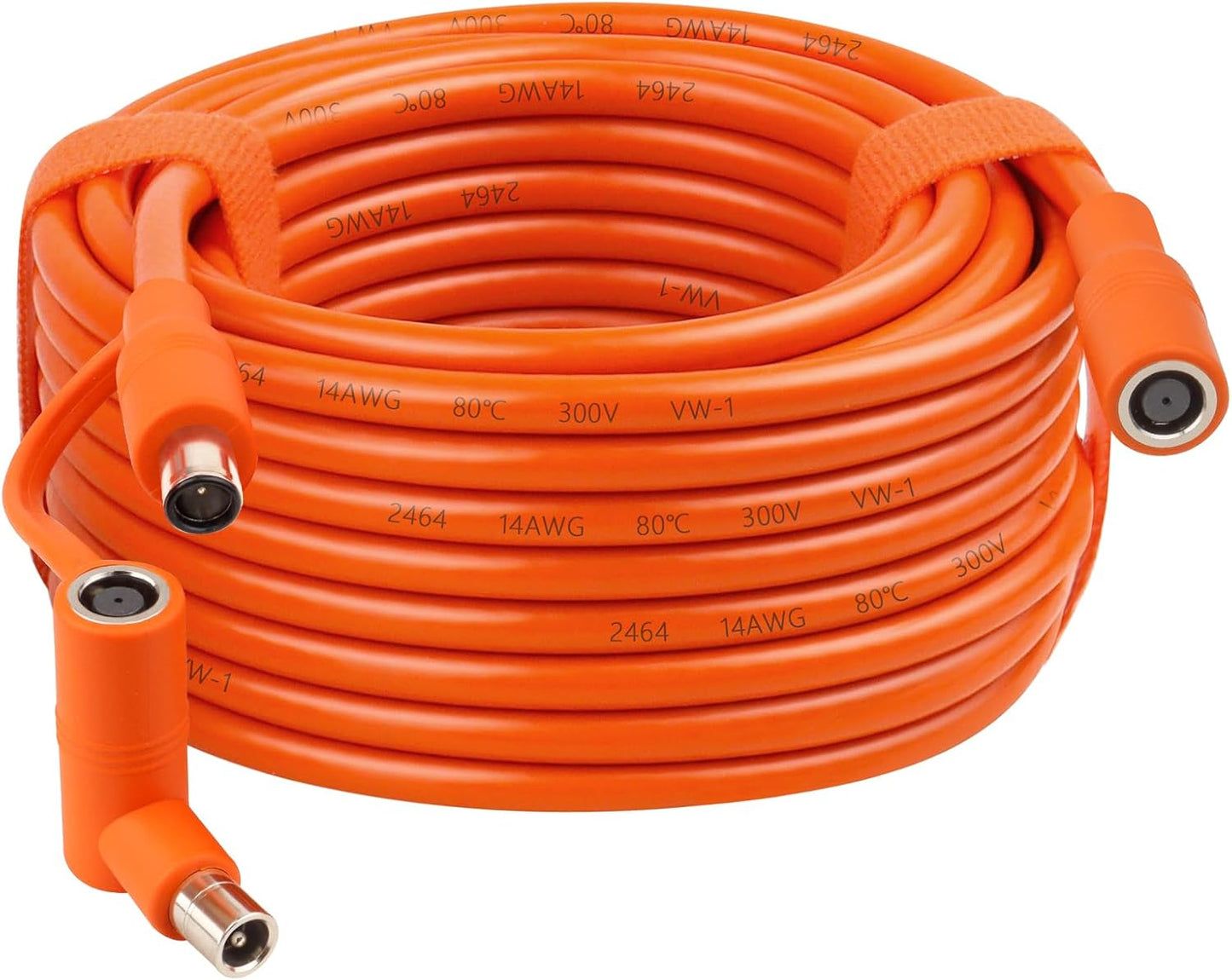 14AWG DC 8mm Extension Cable for Solar Panel 50FT,DC7909 Solar Panel Cable Female to Male with DC8020 Male Adapter Compatible with Aker,GZ Yeti,BLUETT,Jackery Portable Power Station - 50 Foot
