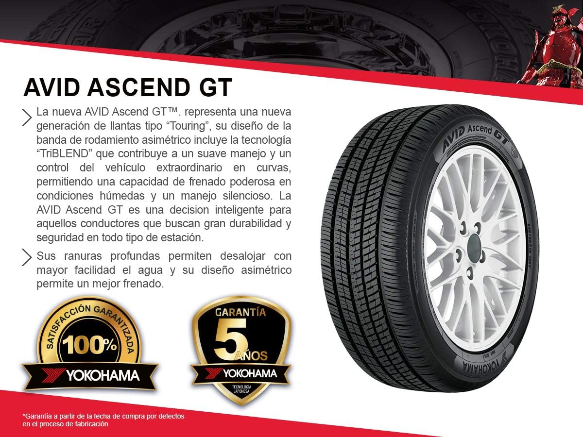 Yokohama AVID ASCEND GT Touring Radial Tire-235/45R19 99V