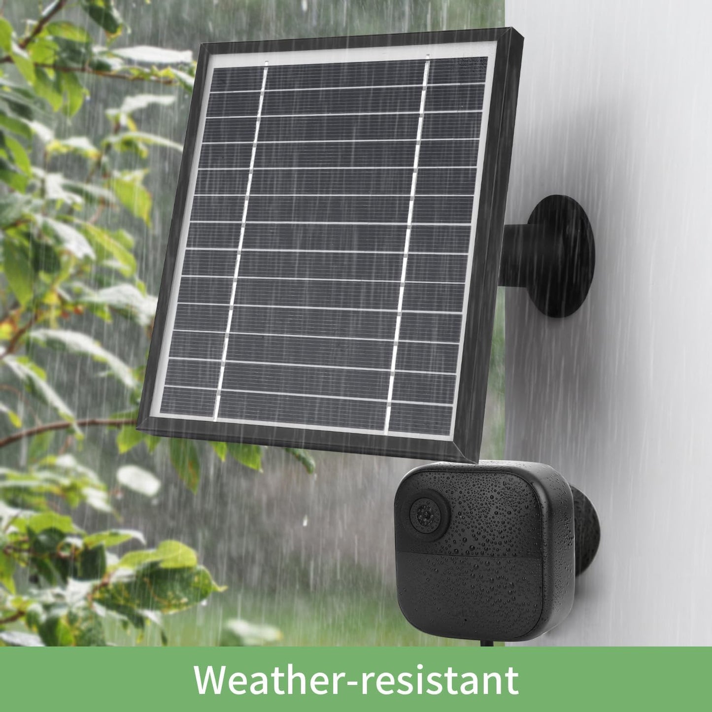 7W Solar Panel for Blink Outdoor 4 (4th Gen)/Blink Outdoor (3rd Gen) XT3 and Blink XT/XT2 Camera,11.8Ft Outdoor Power Cable and Adjustable Mount-3Pack