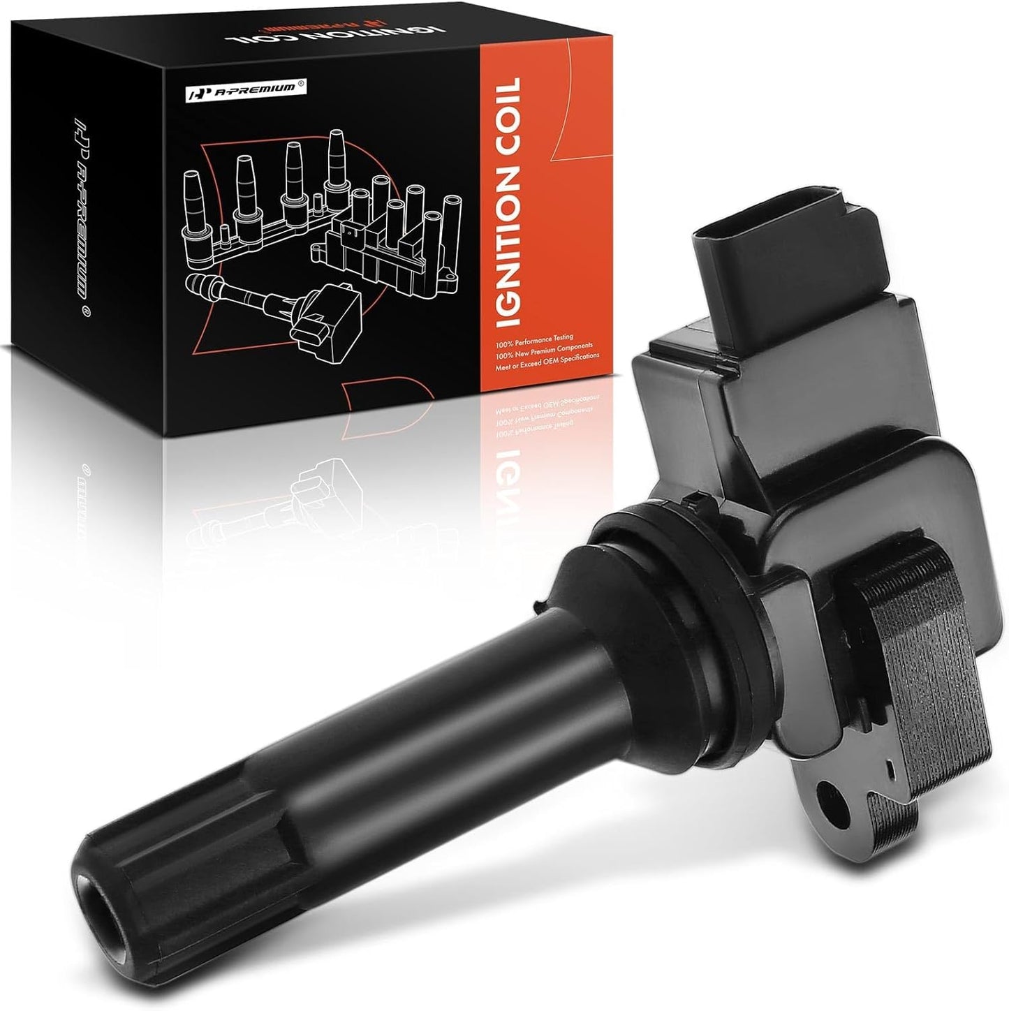 A-Premium Set of 4 Ignition Coil (Naturally Aspirated) Compatible with Subaru Forester 2011-2012 H4 2.5L, Impereza 2012 H4 2.0L