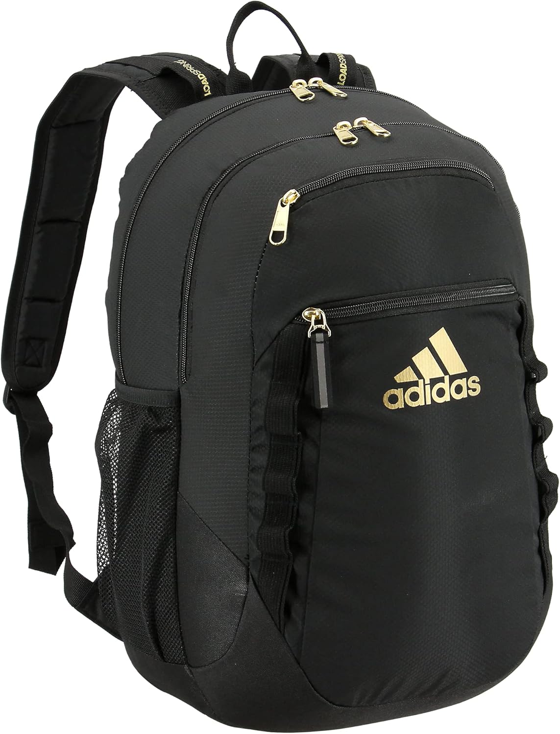 adidas Excel Backpack for Men & Women – Durable Large Athletic Laptop Bag, 7.0/Twill Grey/Grey/Rose Gold, OSFA