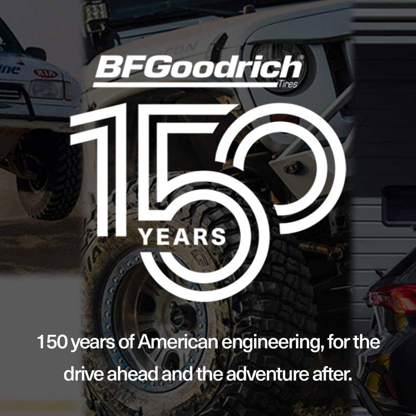 BFGoodrich All Terrain T/A KO2 Radial Car Tire for Light Trucks, SUVs, and Crossovers, 33x12.50R18/E 118S LRE