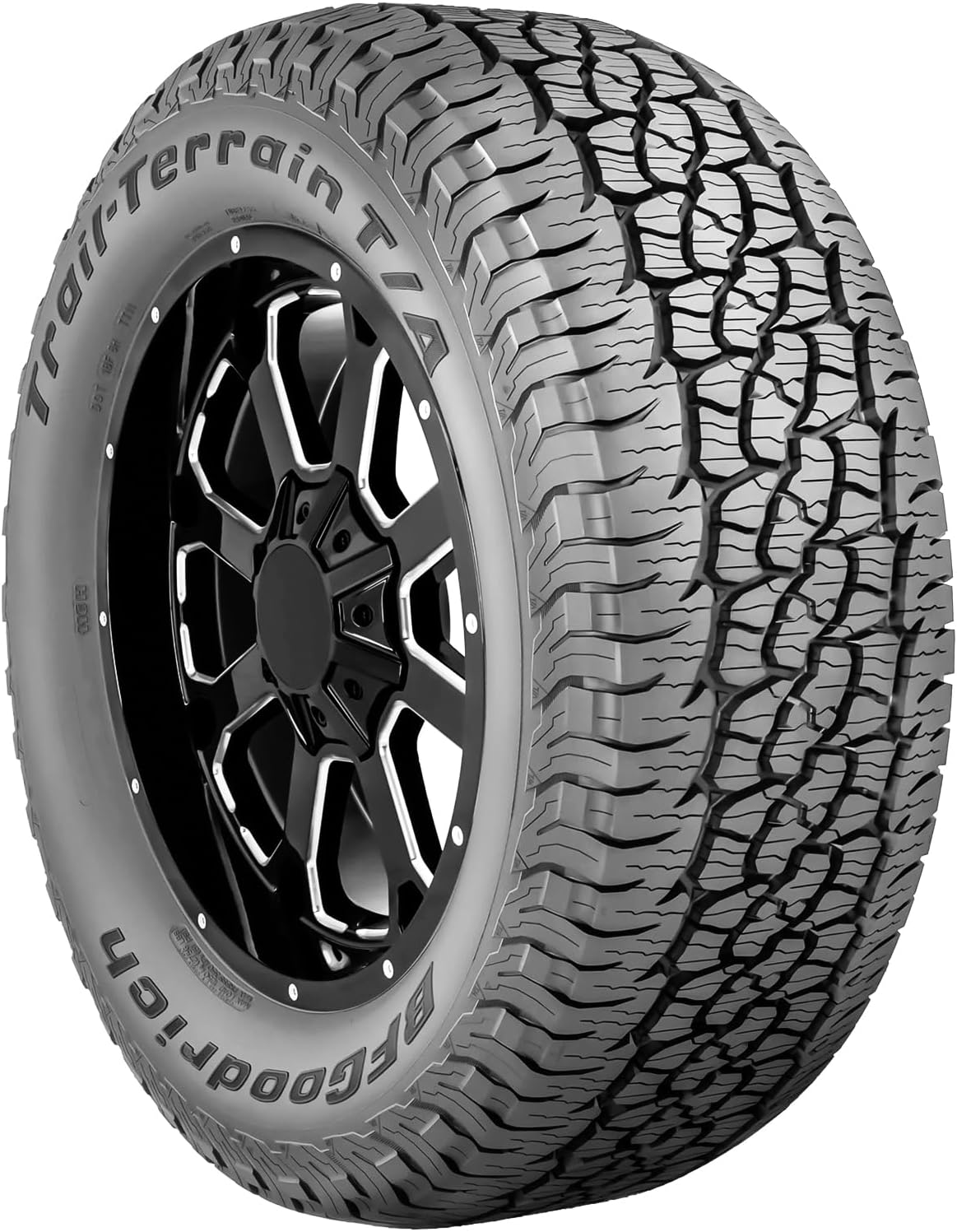 BFGoodrich Trail-Terrain T/A On and Off-Road Tire for Light Trucks, SUVs, and Crossovers, 285/45R22/XL 114H