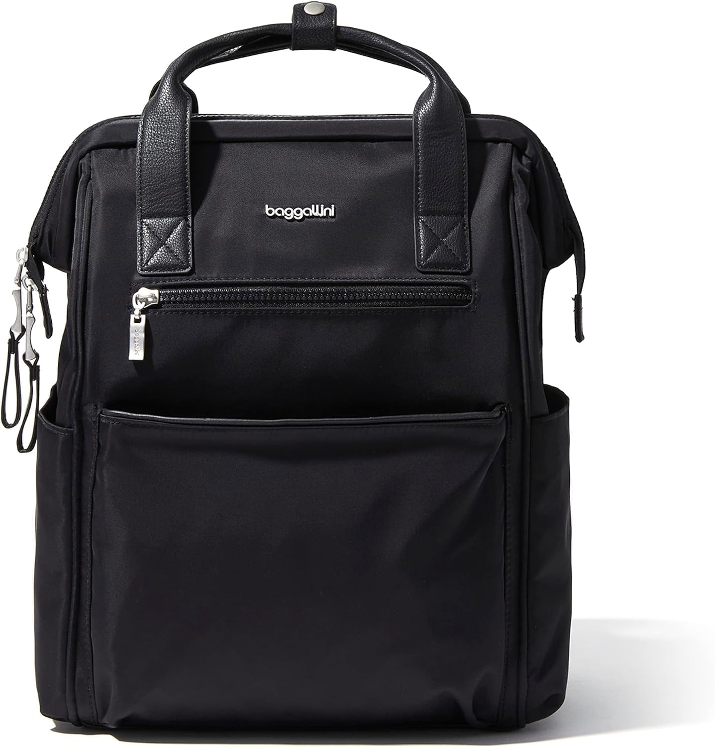 Baggallini Soho Backpack - Travel Laptop Backpack for Women - Lightweight Water-Resistant Luggage Bag, French Navy