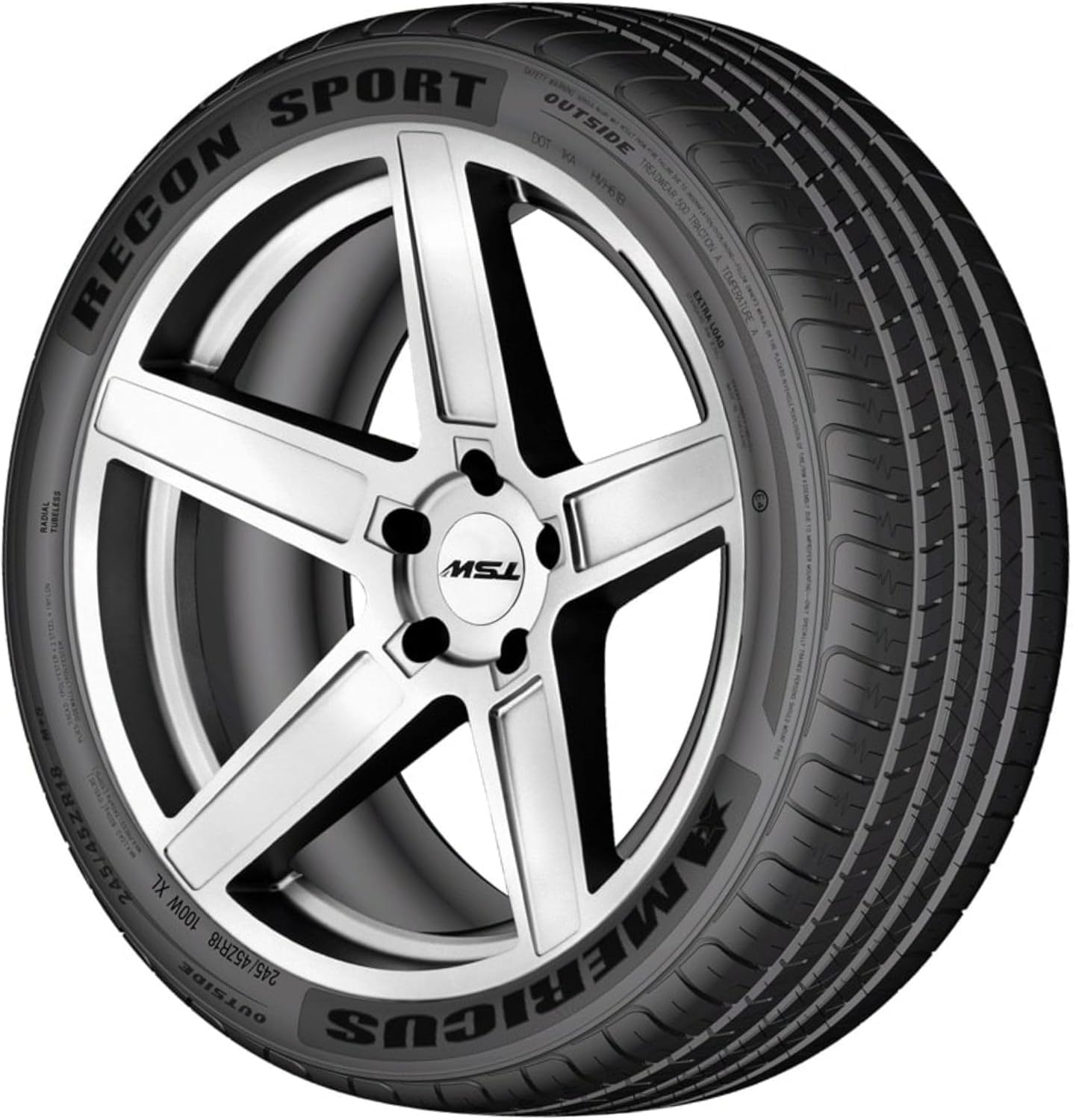 Americus Recon Sport UHP 205/50ZR17 93W XL Passenger Tire