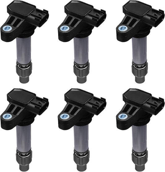 Set of 6 UF569 Ignition Coil Pack Compatible with Cadillac ATS CTS SRX STS XTS Compatible with Chevy Camaro Caprice Equinox Traverse Replaces C1555 GN10494, V6