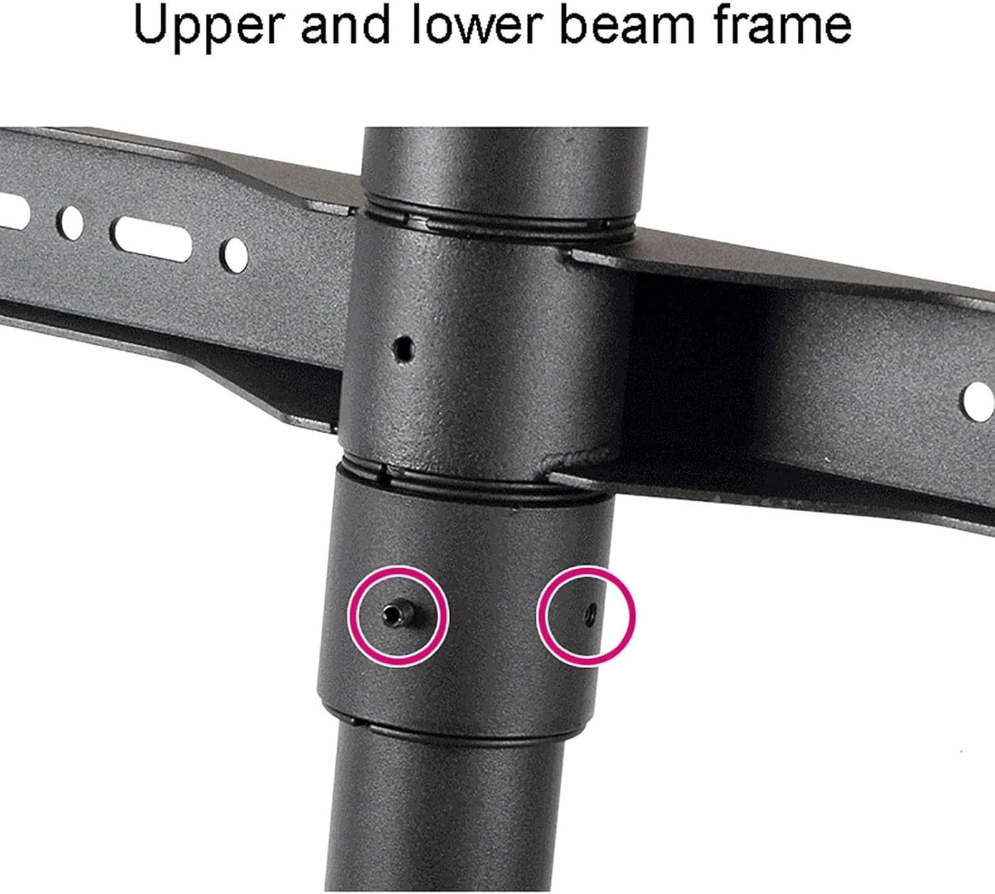 Adjustable Ceiling Mount for 32 75 inch TVs 360 Degree Swivel Frame for LCD TVs Wall Mounted Rotating Stand Mobile TV Base Supports Up to 110 lbs