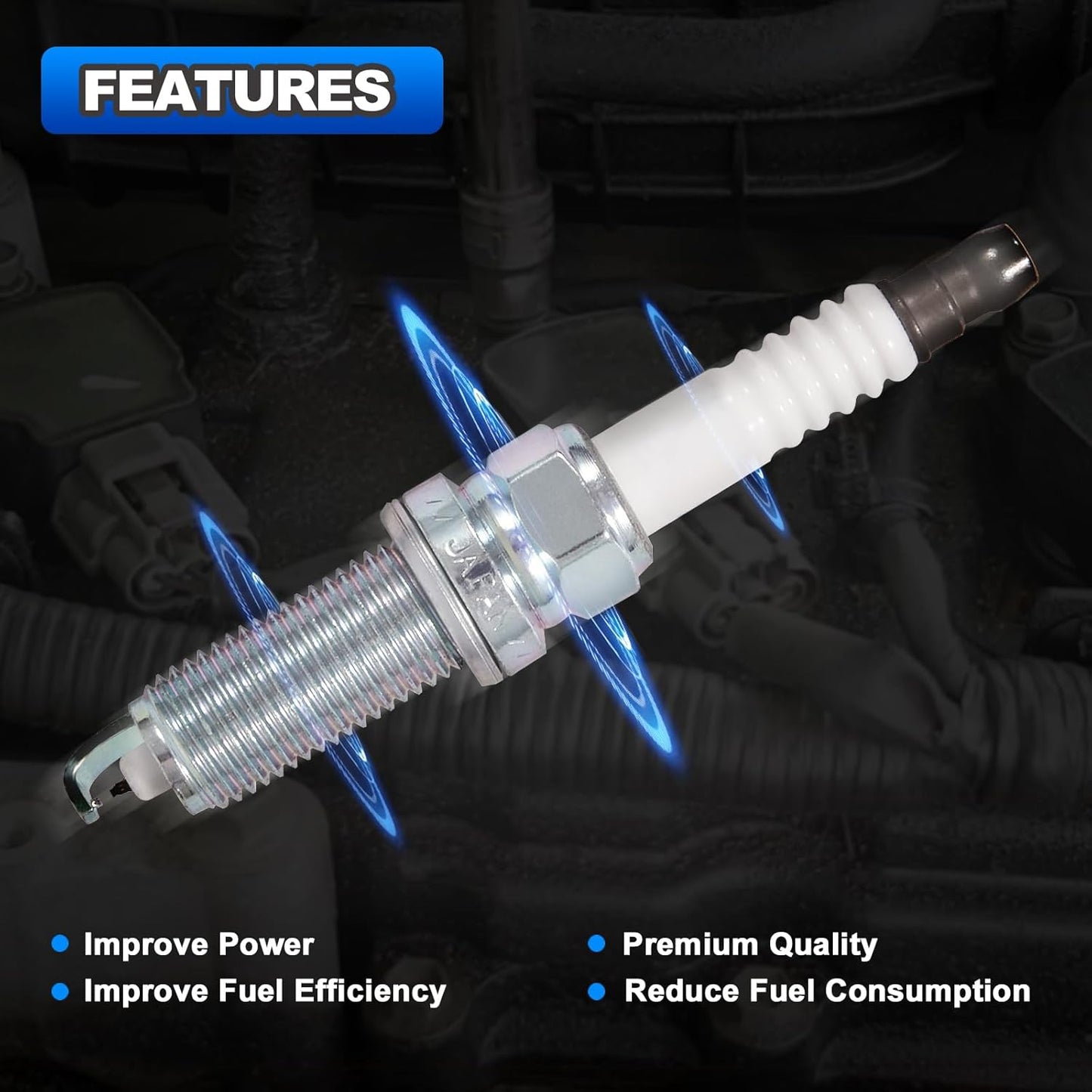 Set of 6 Ignition Coil Packs and Iridium Spark Plug Compatible with Nissan Infiniti Quest Maxima Pathfinder Murano Altima QX60 FX35 Q50 3.5L V6 Replace# UF550, 22448-JA10C, C1670