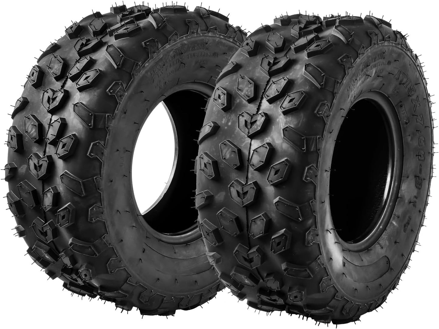 Torchbeam 22x10-9 Go Kart Tire, 6-Ply ATV UTV Off-Road Tires, Mud, Gravel, Sand, Rocky and UTV Tires, 2x ATV TIRE