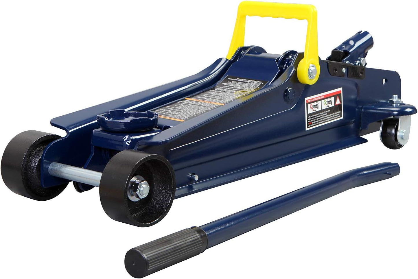TCE TCET825051 Torin Hydraulic Low Profile Trolley Service/Floor Jack with Single Piston Quick Lift Pump, 2.5 Ton (5,000 lb) Capacity, Blue