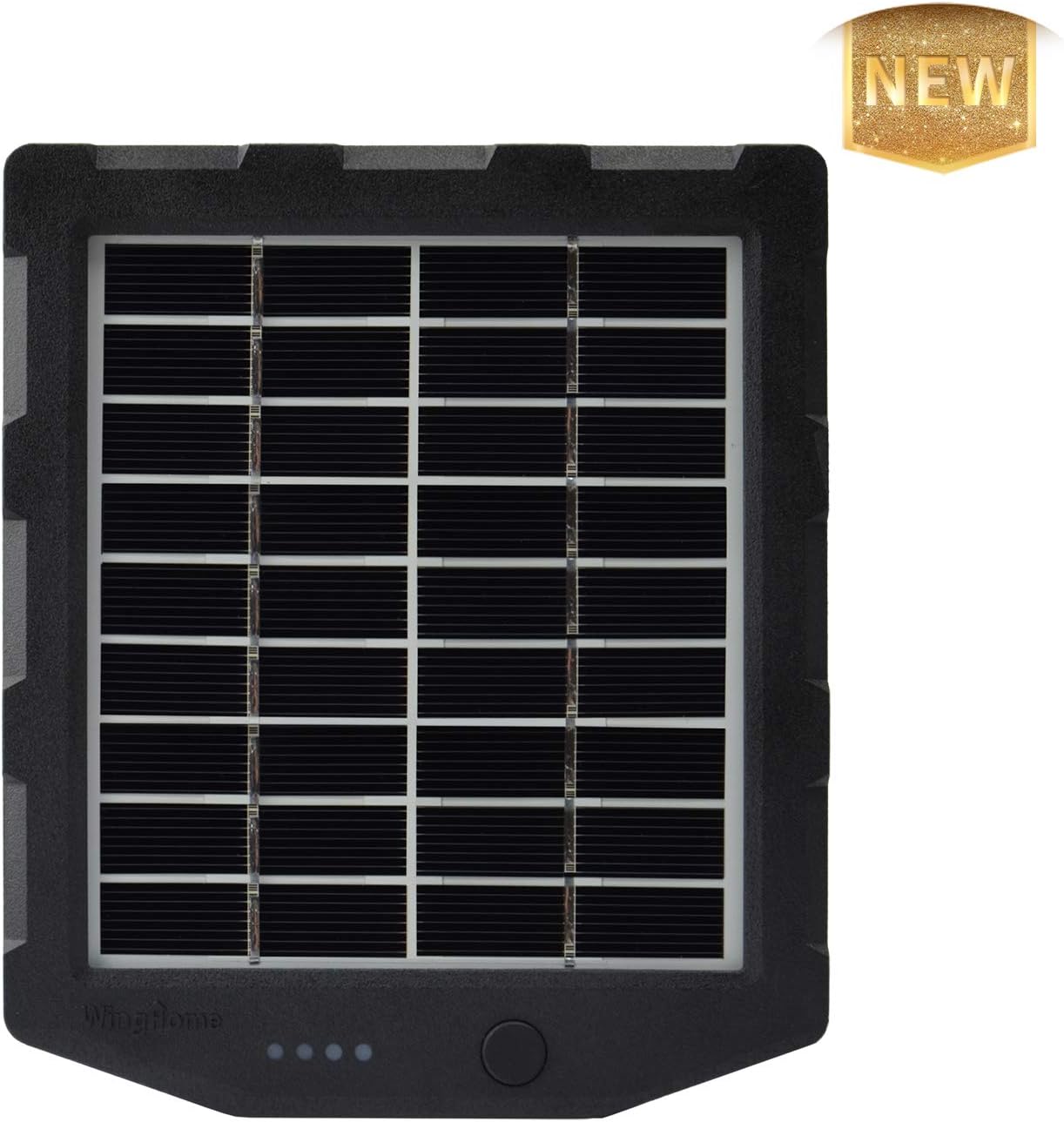 Trail Camera Solar Panel, WingHome Solar Battery Charger Kit 12V/1A 6V/1.5A with Build-in 2000mAH Rechargeable Lithium Battery IP66 Waterproof Hunting Accessory