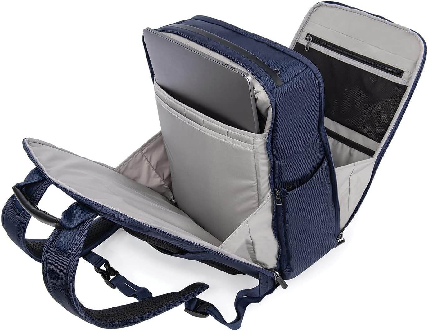 Travelpro Crew Executive Choice 3 Large Backpack Fits Up to 15.6 Laptops and Tablets, USB a and C Ports, Men and Women, Patriot Blue