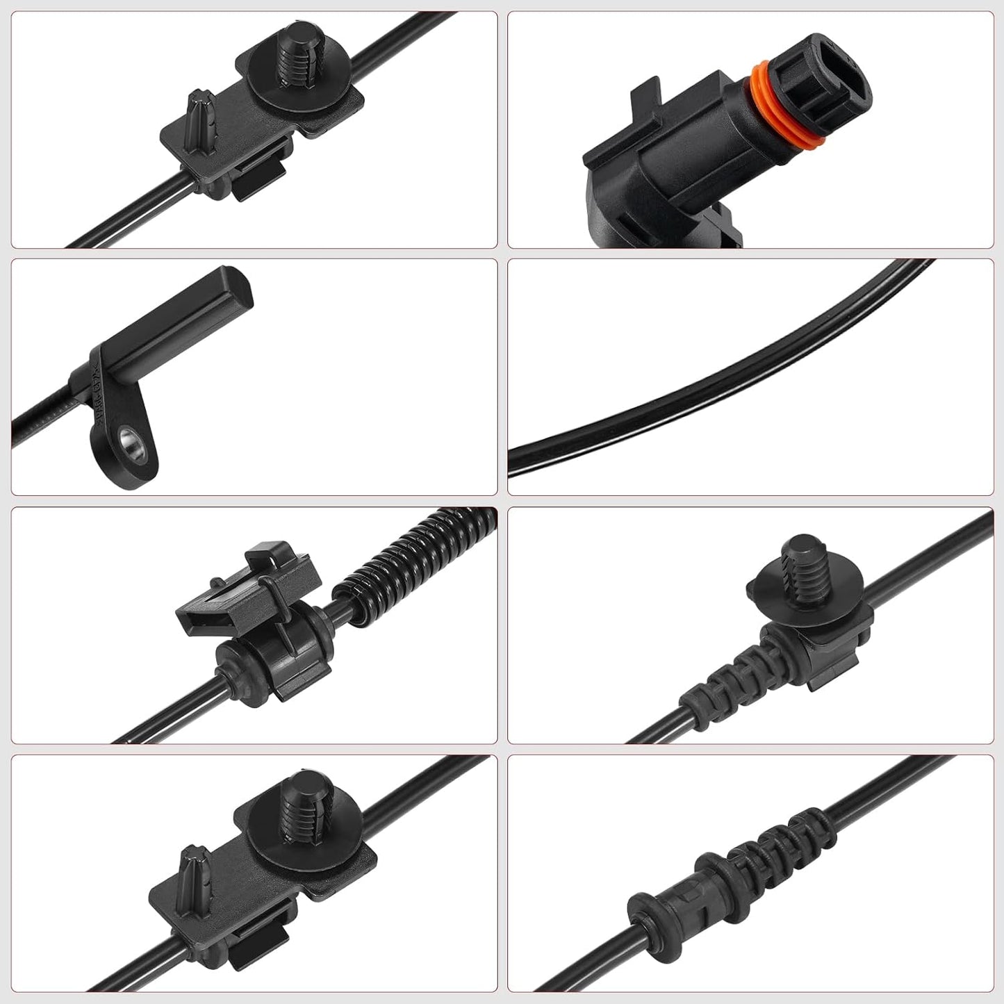SPEEDWOW 4Pcs ABS Wheel Speed Sensor Front Rear Left Right Compatible with 2005-2010 300 2008-2010 Dodge Challenger 2006-2010 Dodge Charger 2005-2008 Dodge Magnum ALS1931 ALS1936