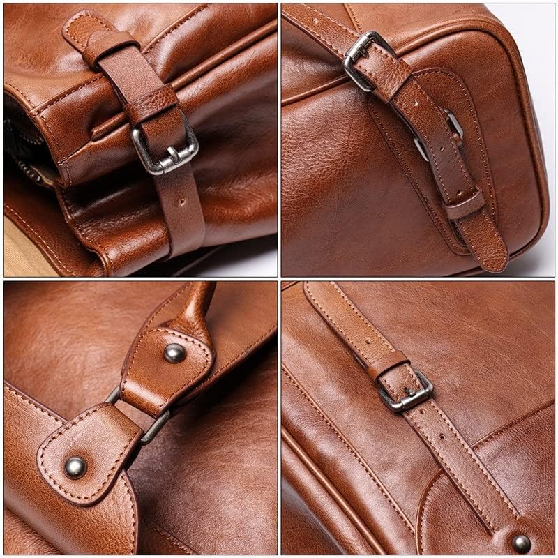 Vintage Genuine Leather Laptop Backpack Travel Bags