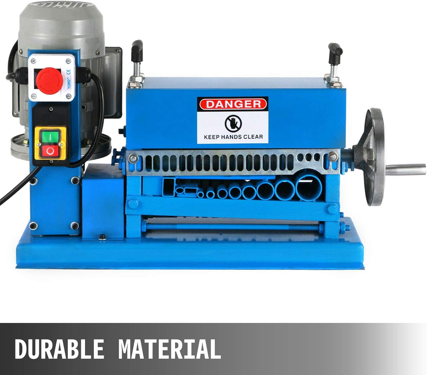 VEVOR Wire Stripping Machine 0.06-1.5 inch,Wire Stripper Machine 11 Channels 10 Blades, Automatic Wire Stripping Tool with Manual Hand Cranked Industrial for Recycling Copper Wire Stripper