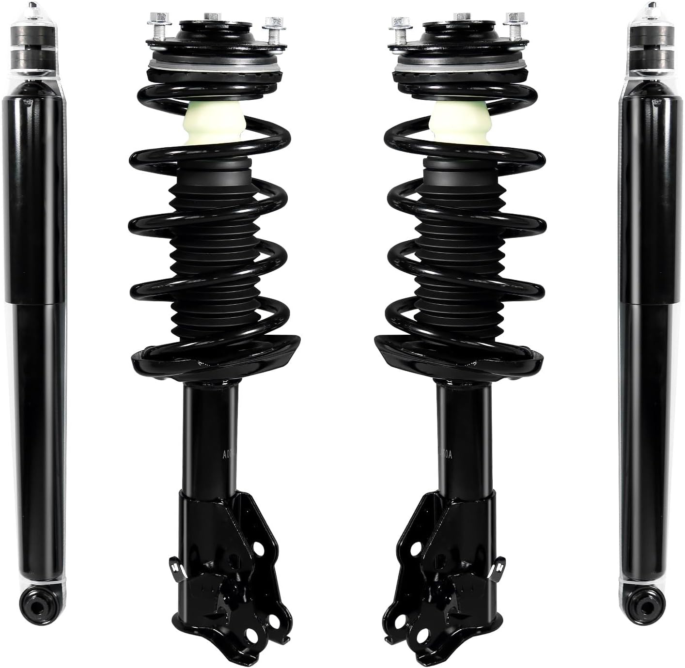 4PCS Front & Rear Struts Complete Shock Absorbers Spring Assembly Fit for Honda Civic 2006-2011 2007 2008 2009 2010 Replacement 172284 172285 5609 348023