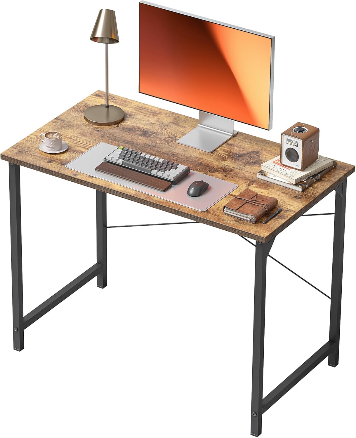 BANTI Computer Desk, 32 inch Home Office Desk, Modern Simple Style PC Table for Home, Office, Study, Writing, Black