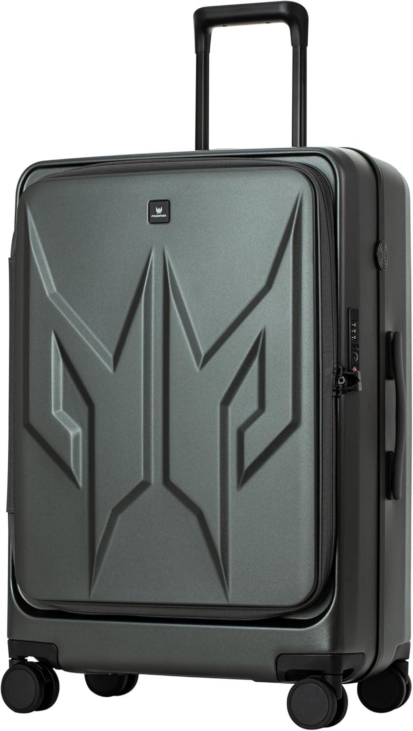 Acer PBG591 Predator Utility Gaming Backpack, Water Resistant and Tear Proof Travel Backpack Fits and Protects Up to 17.3" Predator Gaming Laptop, Black with Teal Accents