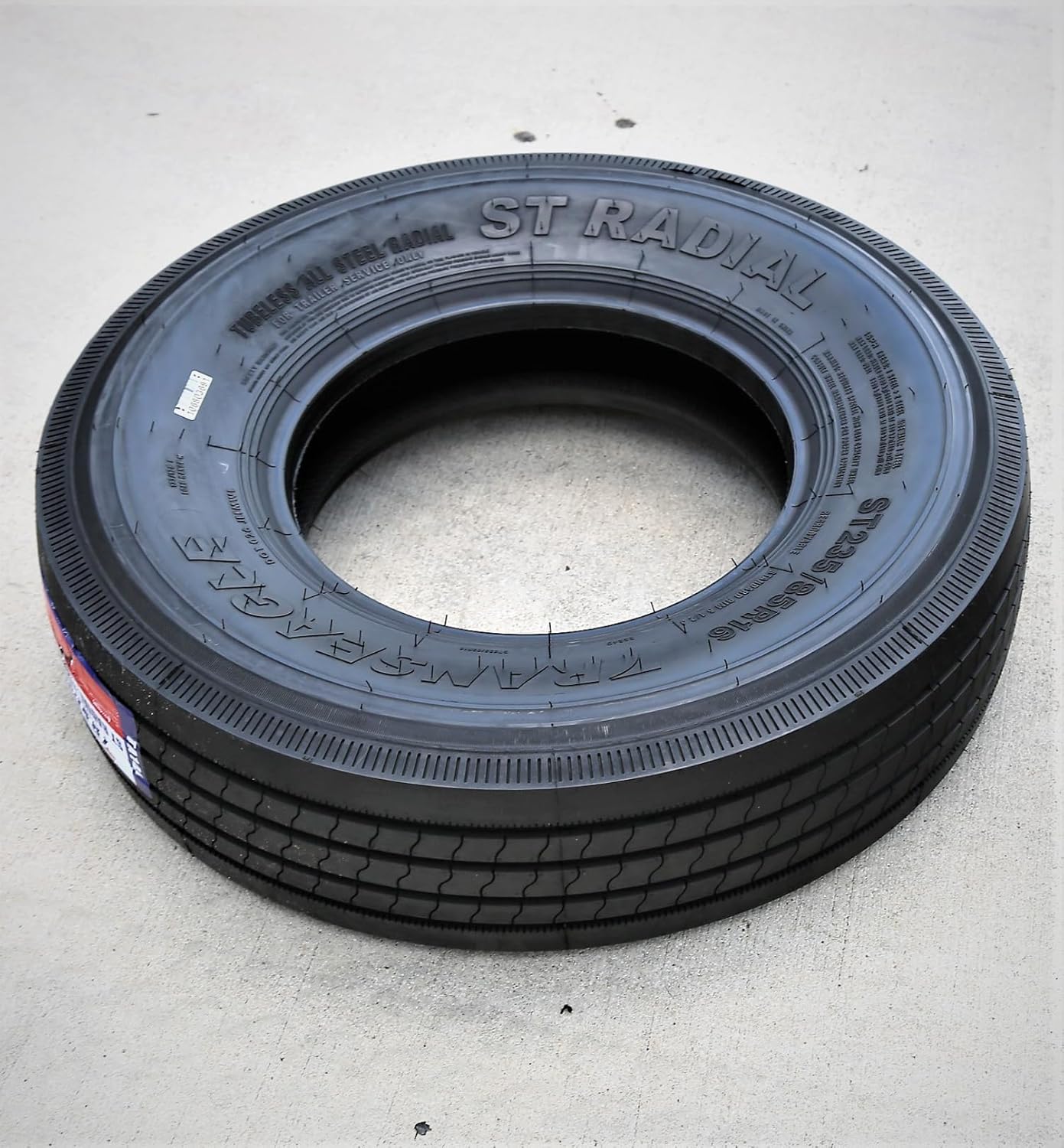Transeagle ST Radial All Steel Heavy Duty Premium Trailer Radial Tire-ST235/85R16 235/85/16 235/85-16 133/128L Load Range H LRH 16-Ply BSW Black Side Wall