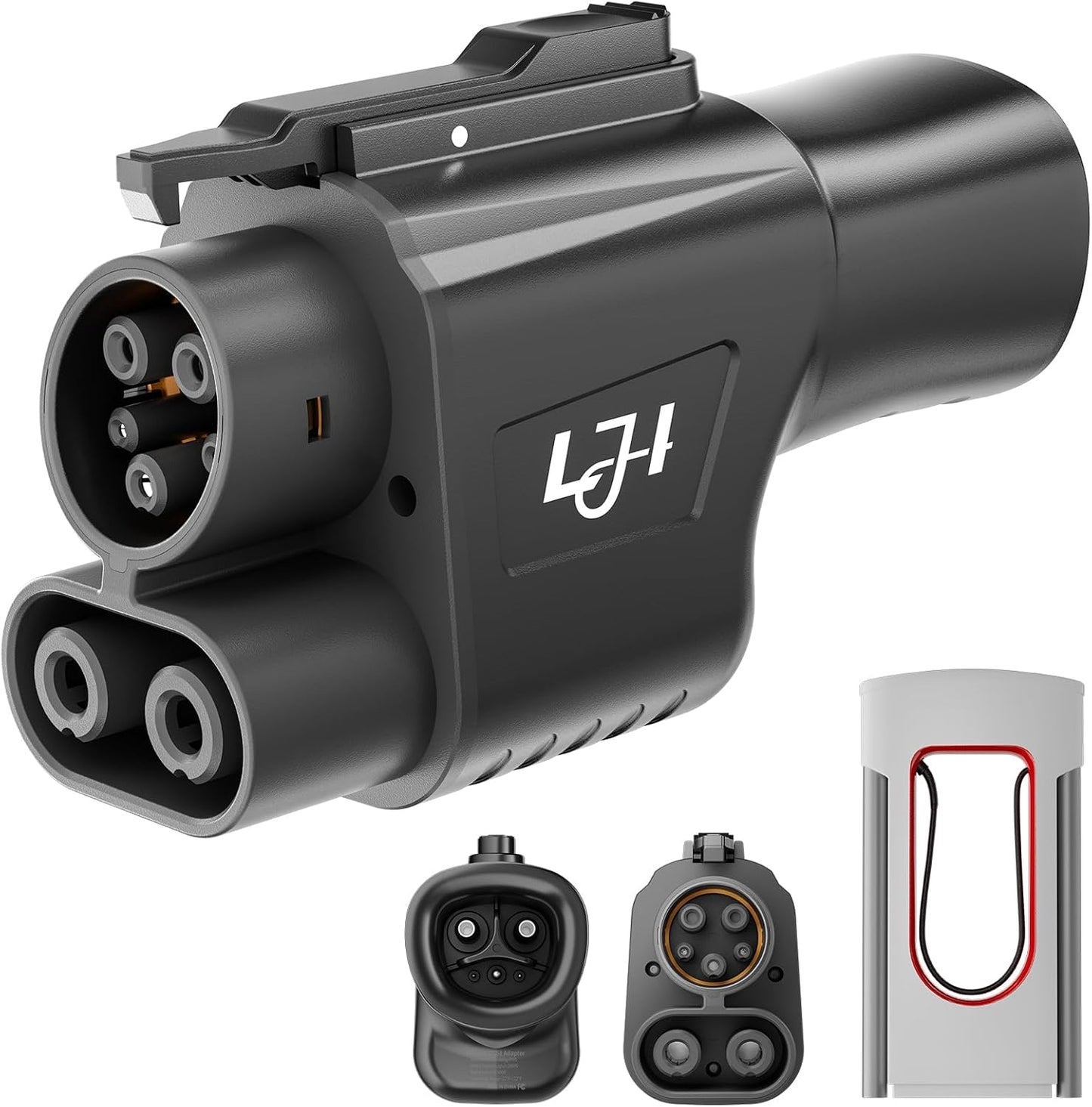 Tesla to J1772 Adapter (NACS to J1772) - 48 Amp & 250V,Compatible with Tesla High Powered Connectors, Destination Chargers & Mobile Connectors for J1772 Electric Vehicles