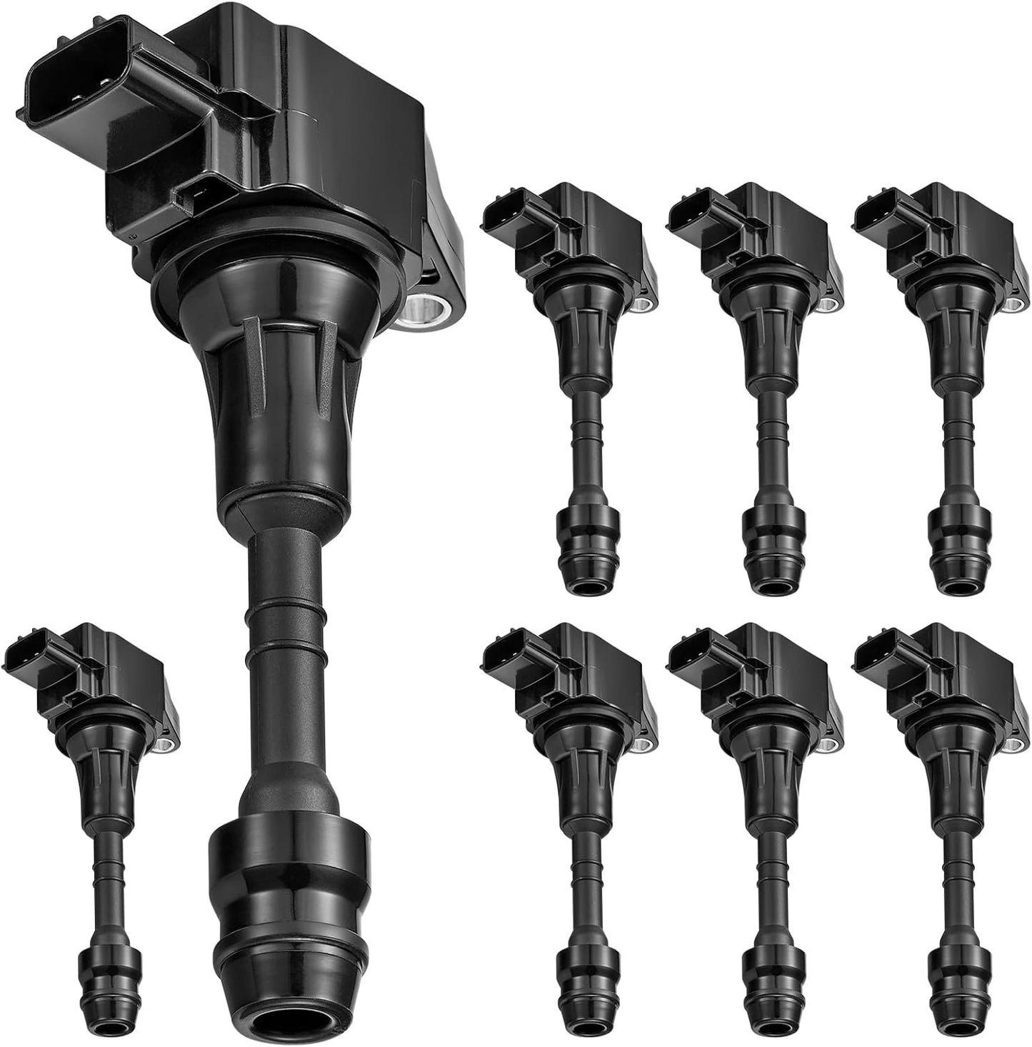 4-Pack UF659 Ignition Coils Compatible with Nissan Juke 11-17, Qashqai 17-22, Rogue Sport 17-22, Rogue 17-19, Sentra 17-19, 1.6L 2.0L L4 - Replaces 224481KC0A C1807 522202