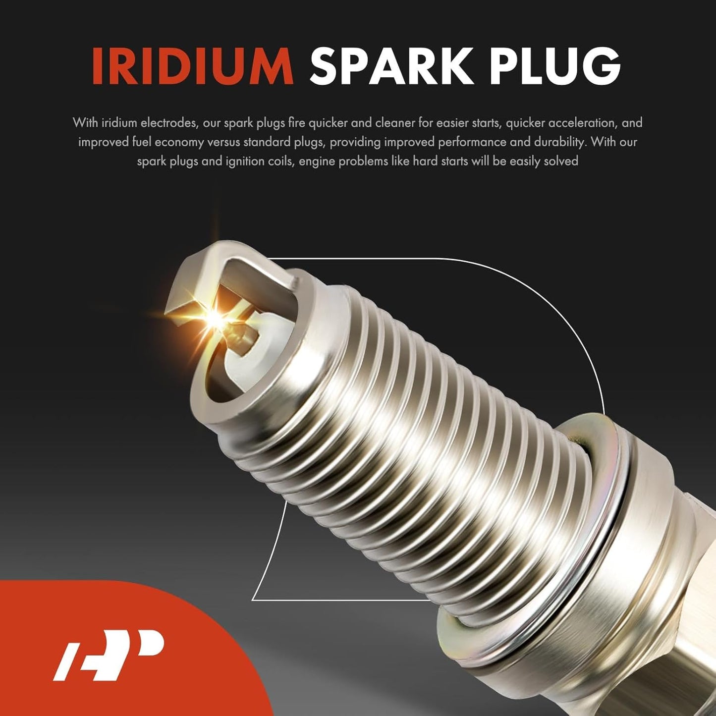 A-Premium (Red) Set of 12 Ignition Coil Pack and Iridium Spark Plugs Compatible with Nissan Altima, Frontier, Murano, Pathfinder, Maxima, NV1500, Xterra, Quest & Suzuki Equator & Infiniti QX4, I35