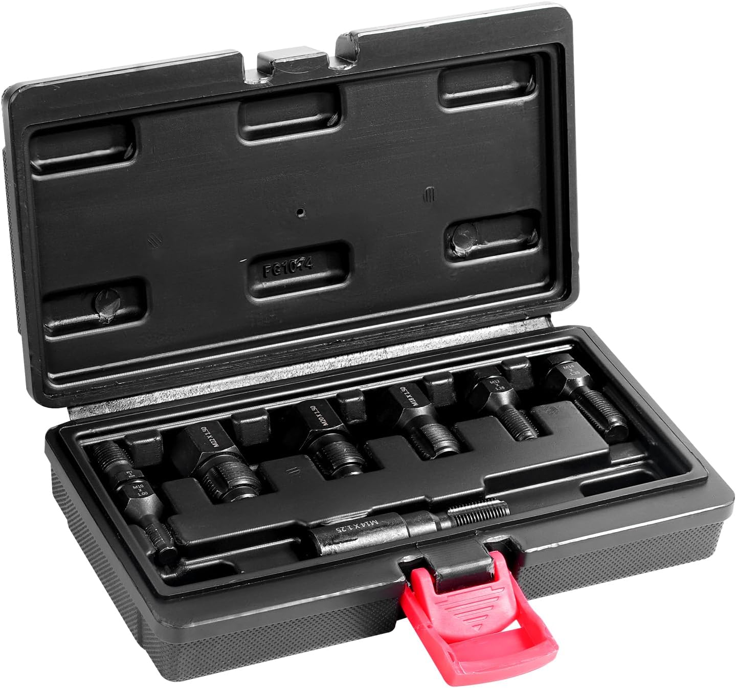 VEVOR Helicoil Thread Repair Kit-338-Piece SAE HSS Drill Inserts Taps & Tools M5,M6,M8,M10,M12,1/4",5/16",3/8",7/16",1/2" Rethreading Tool Kit Insertion Rethreading Tools Universal Rethread Restorer