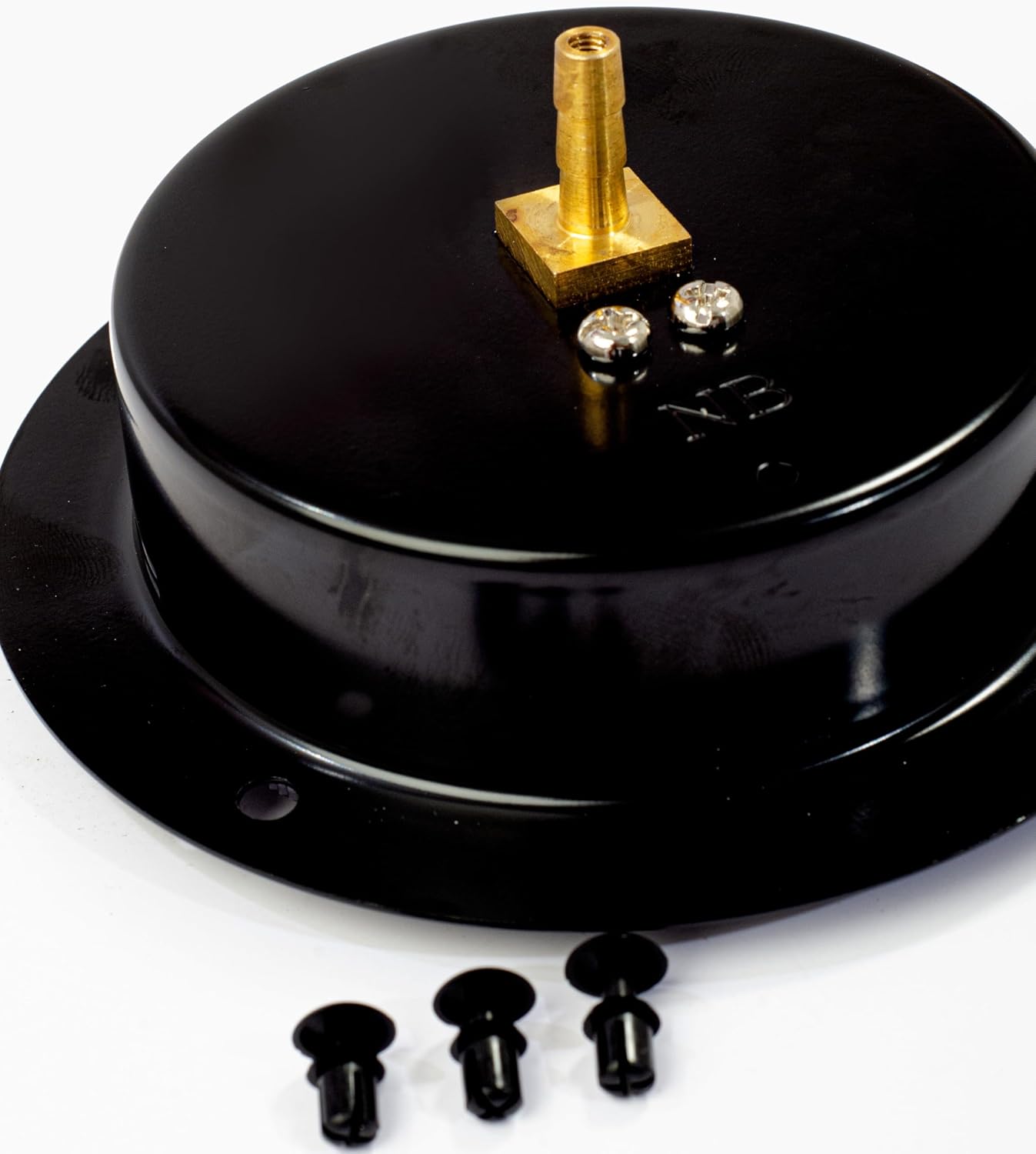 Air Dial Gauge for Coats® Tire Changers Machines, Air Pressure Range from 0-60 PSI, Flange Mount with Plastic retainers, Dial with a Range of Most Common tire Pressure. 8107985, 107985.