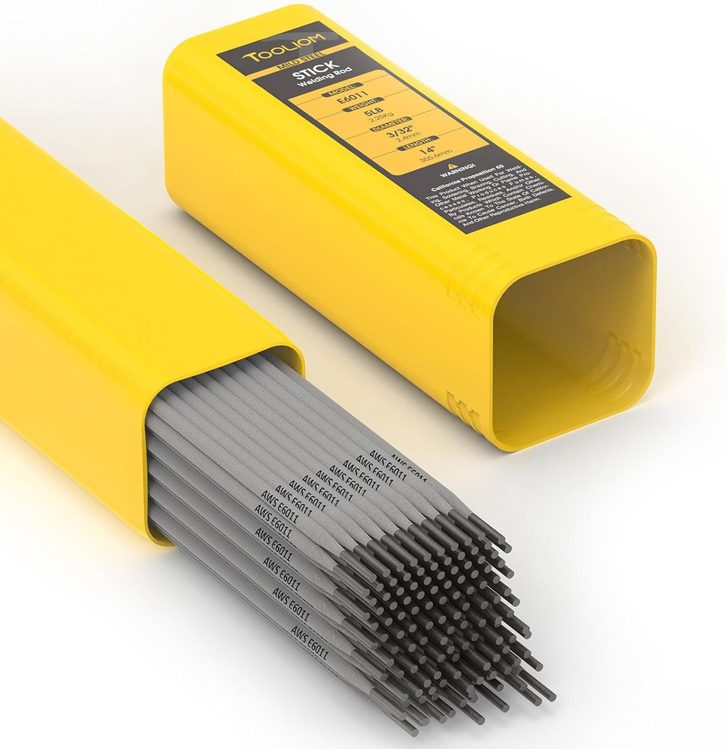 TOOLIOM E7018 Low Hydrogen Welding Rod 1/8" 10LB Carbon Steel Stick Electrodes