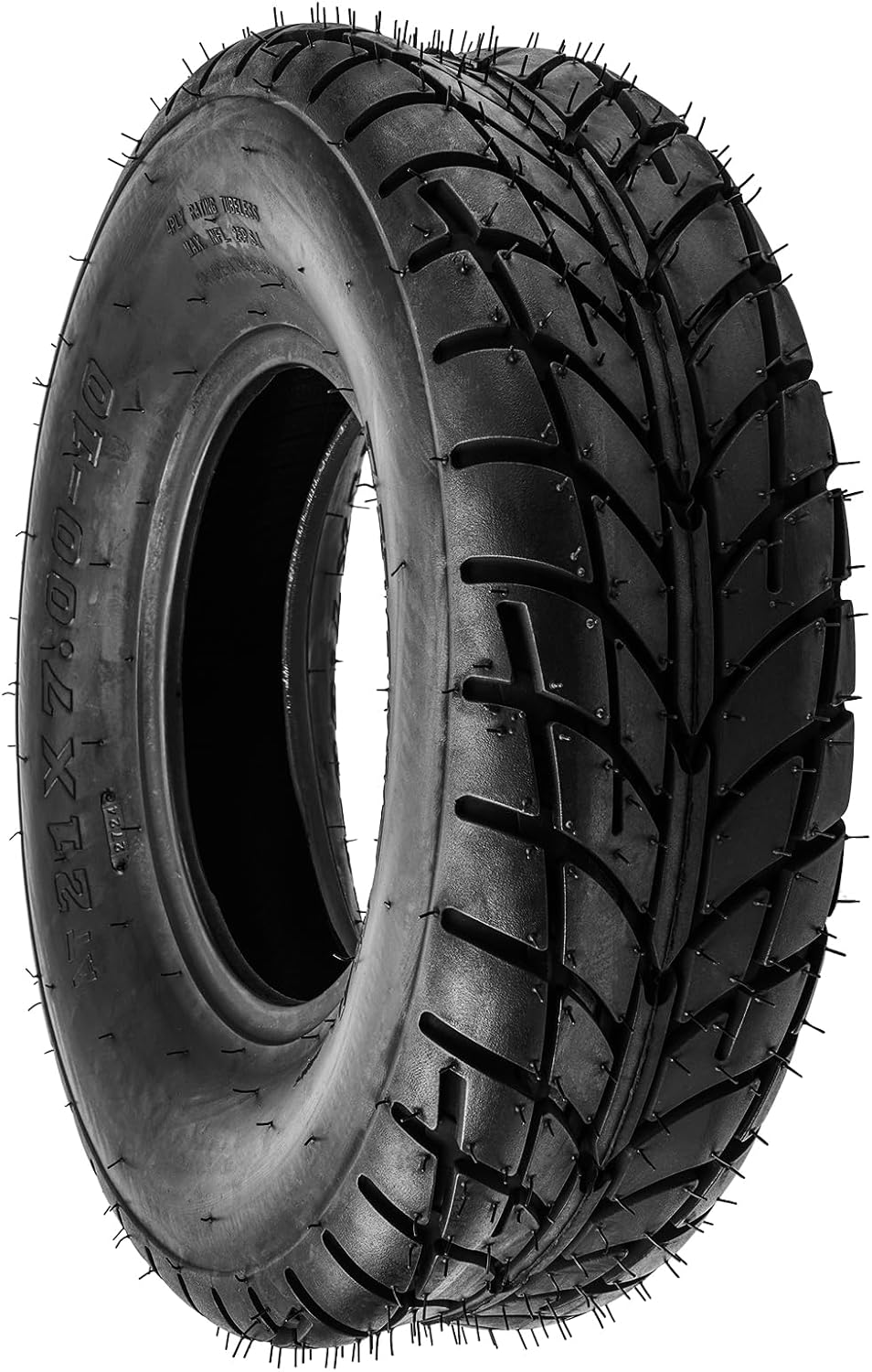 Torchbeam 21x7-10 ATV All Terrain Tires, 4Ply Bias UTV Mud Tires for Quad, UTV and Side by Side Hybrid Tread for Dirt, Snow and Trail Riding 2pack Z-129