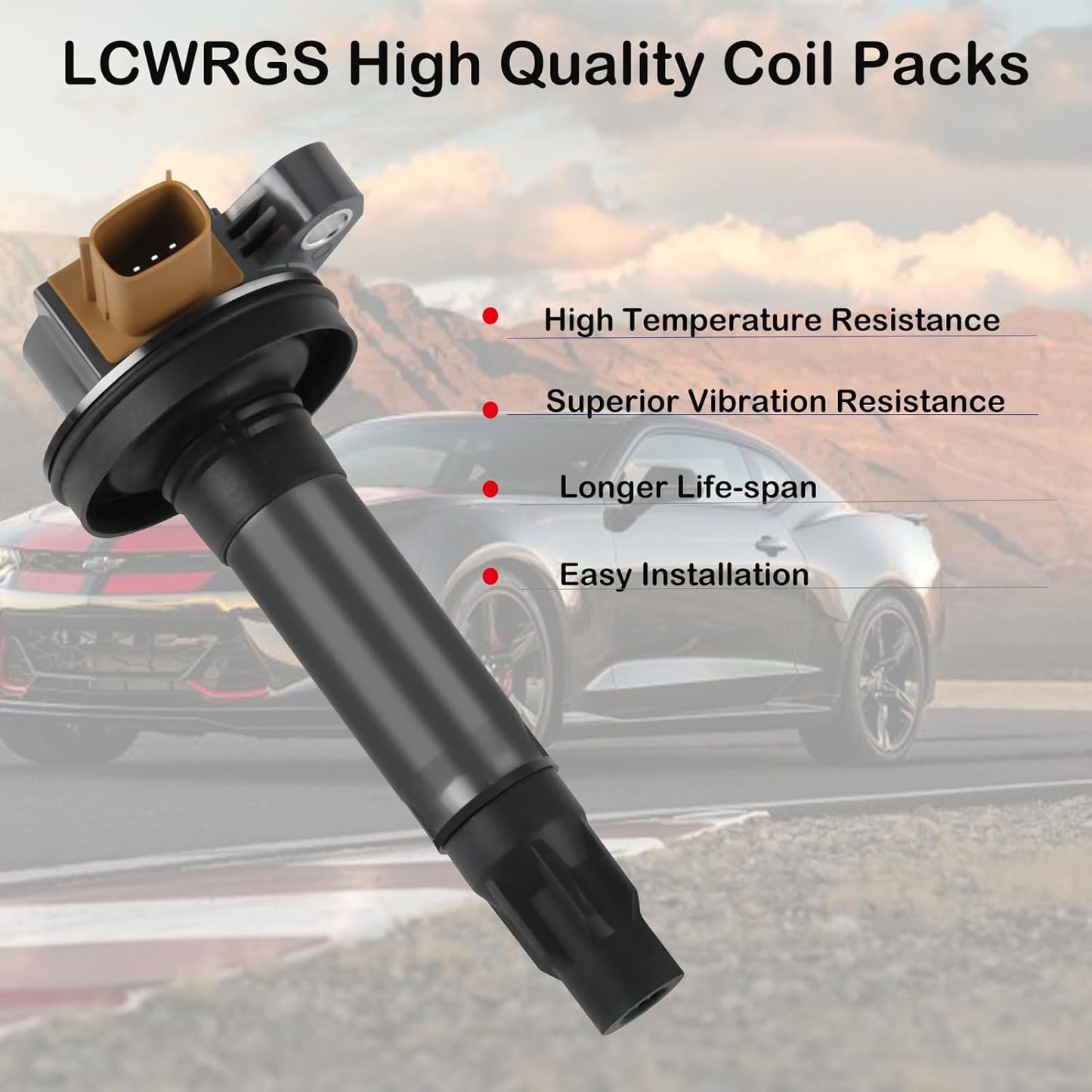 6PCS Ignition Coil Pack for EcoBoost 3.5 2011 2012 2013 2014 2015 2016 Ford F150 F-150 Expedition Explorer Flex Taurus Transit Lincoln MKS MKT Turbo 3.5L V6 Replaces# UF646 DG549