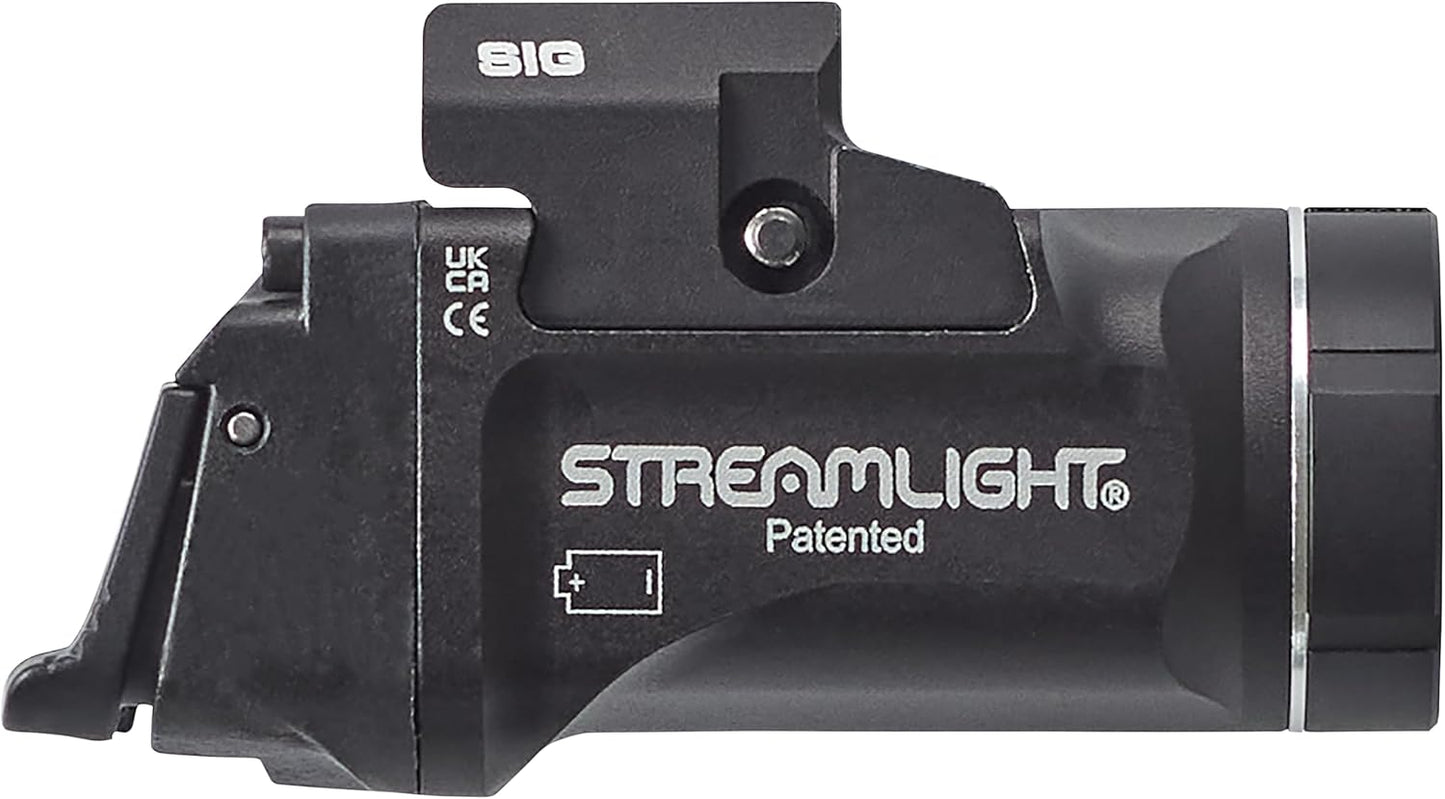 Streamlight 69406 TLR-7 X sub USB 500-Lumen 5000-Candela Weapon Light Designed Exclusively and Solely for Sig Sauer P365/XL Closed Rail Systems, Includes Mounting Kit, Key, and Multi-Tool, Black