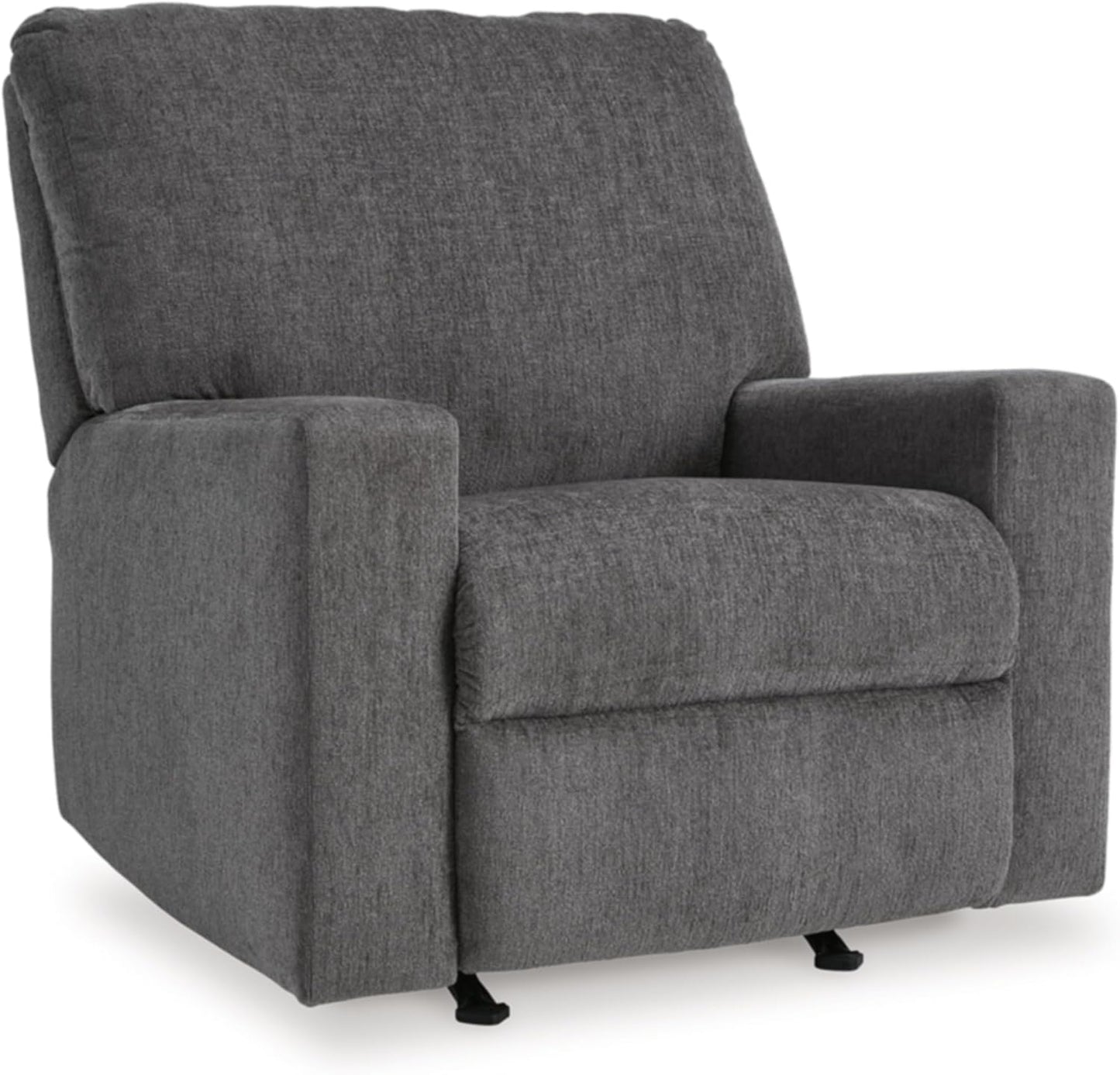 Signature Design by Ashley Rannis Casual Manual Rocker Recliner, White
