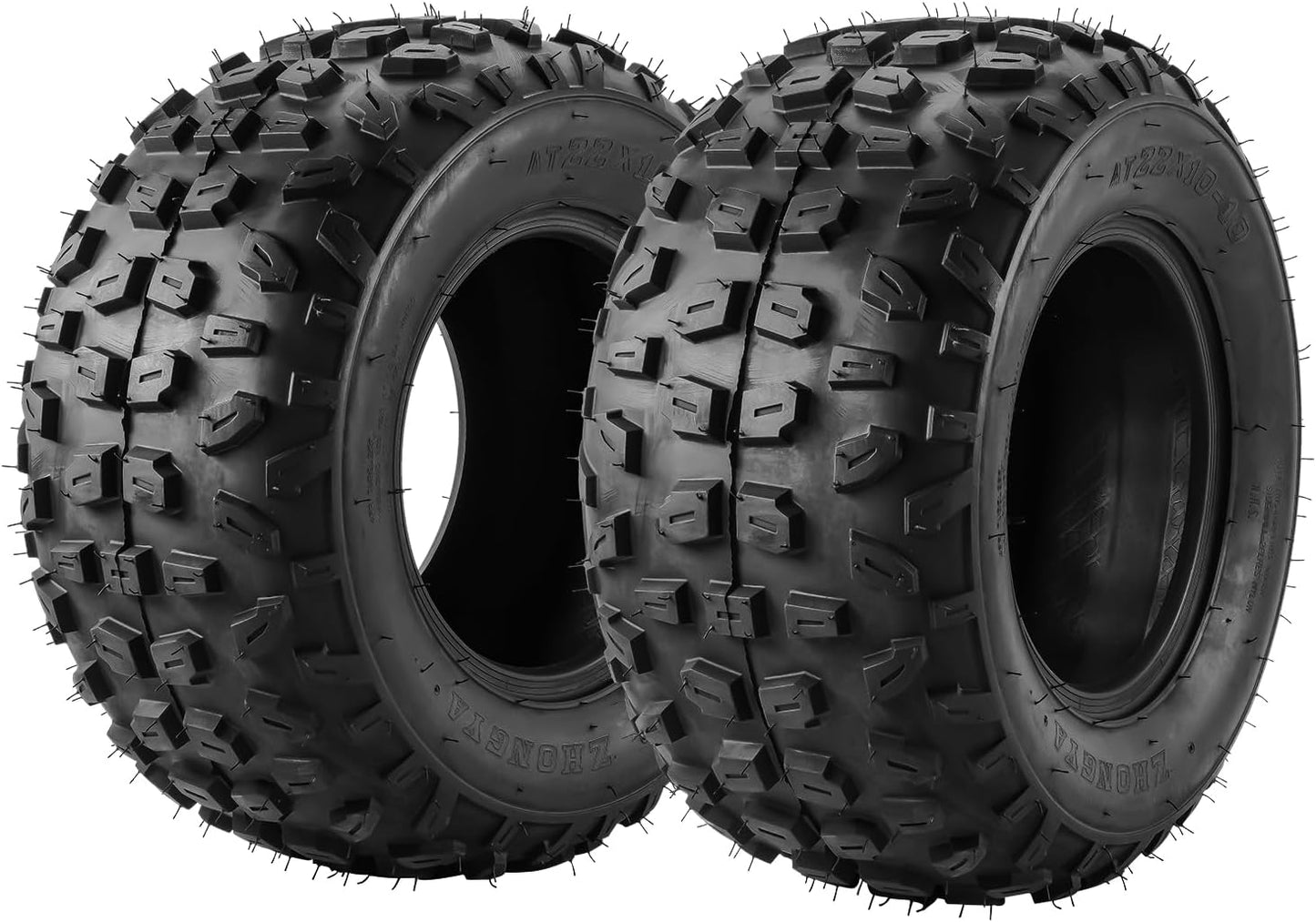 Torchbeam 22x10-9 Go Kart Tire, 6-Ply ATV UTV Off-Road Tires, Mud, Gravel, Sand, Rocky and UTV Tires, 2x ATV TIRE