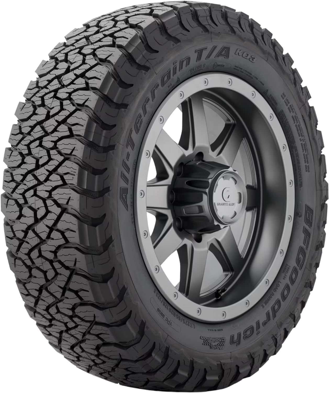 BFGoodrich All-Terrain T\/A KO3 Car Tire for Light Trucks, SUVs, and Crossovers, LT295\/65R20\/E 129\/126S