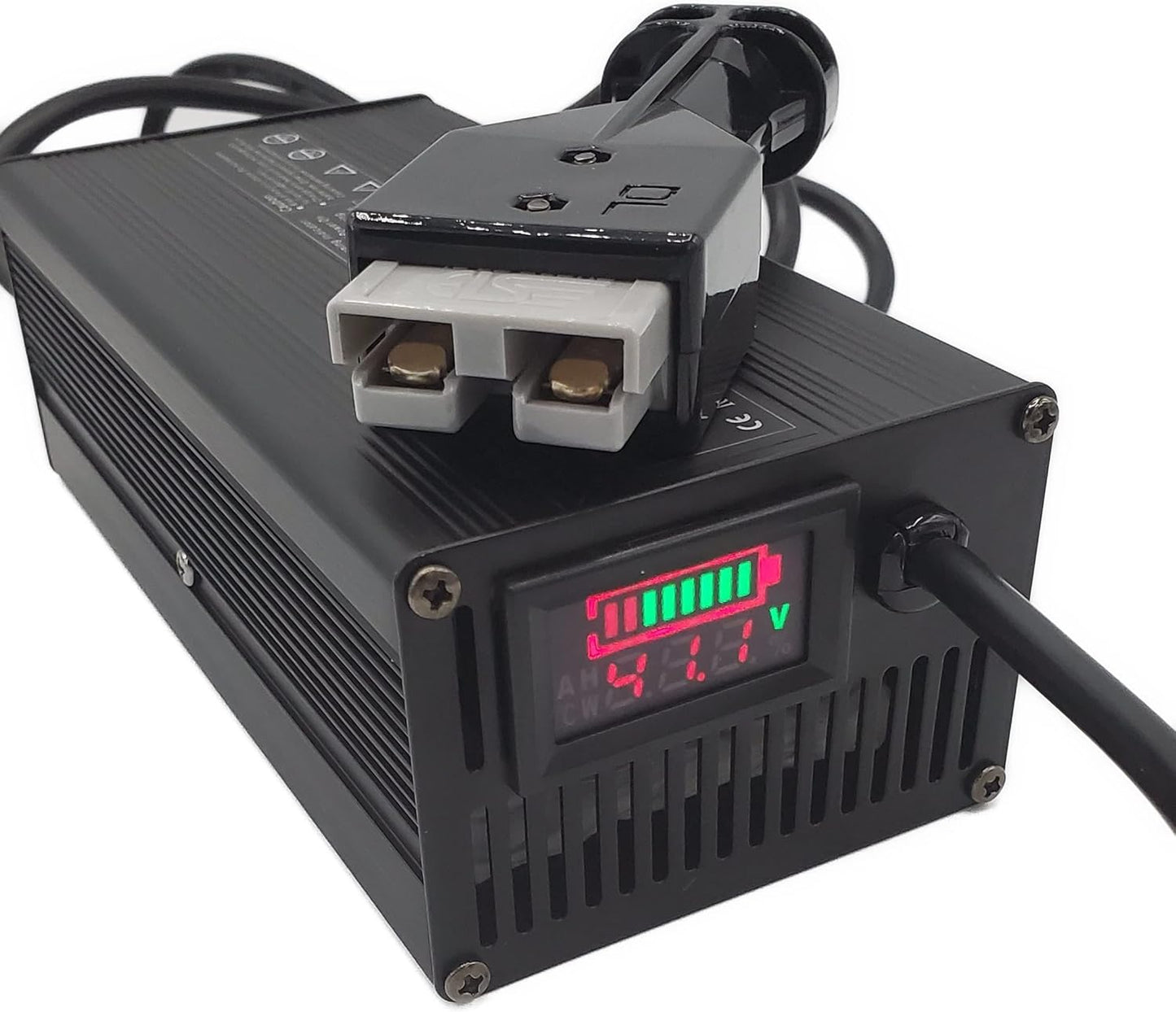 36V EZGO Marathon Golf Cart Battery Charger with SB50 Connector and Digital Display