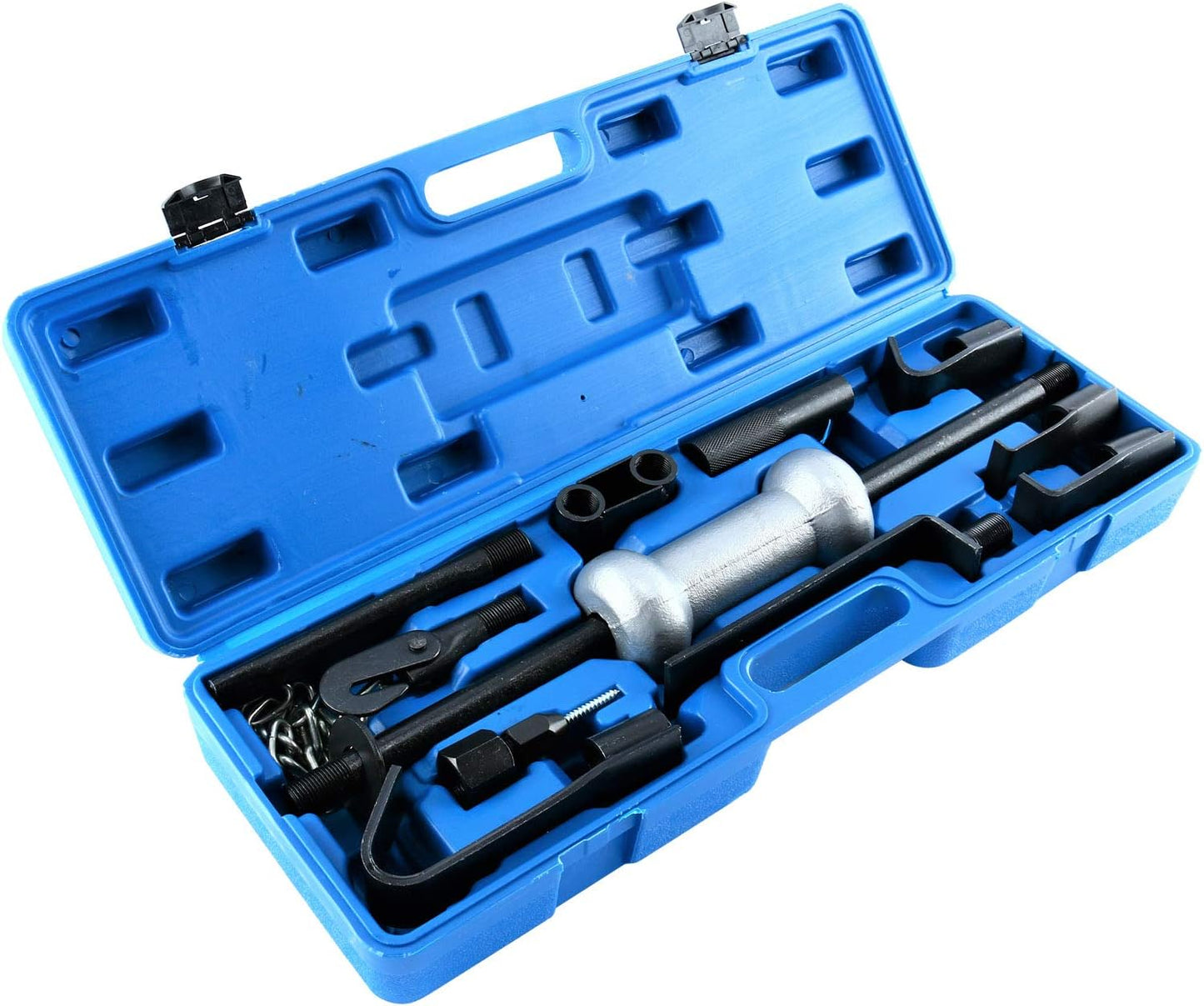 8MILELAKE Auto Truck Dent Puller Tool Set with 10lbs Universal Slide Hammer 13pc Dent Repair Tool