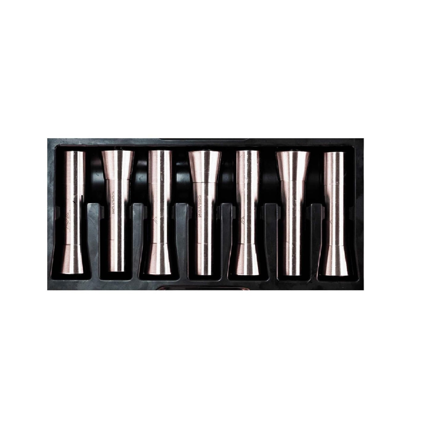 25 Piece Ultra Precision R8 Round Collet Set 0.0005" TIR