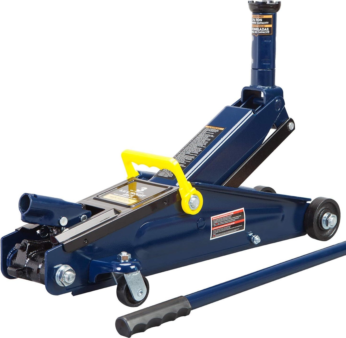 TCE TCET825051R Torin Low Profile Hydraulic Trolly Jack, 2.5 Ton (5,000 lb) Capacity, Red