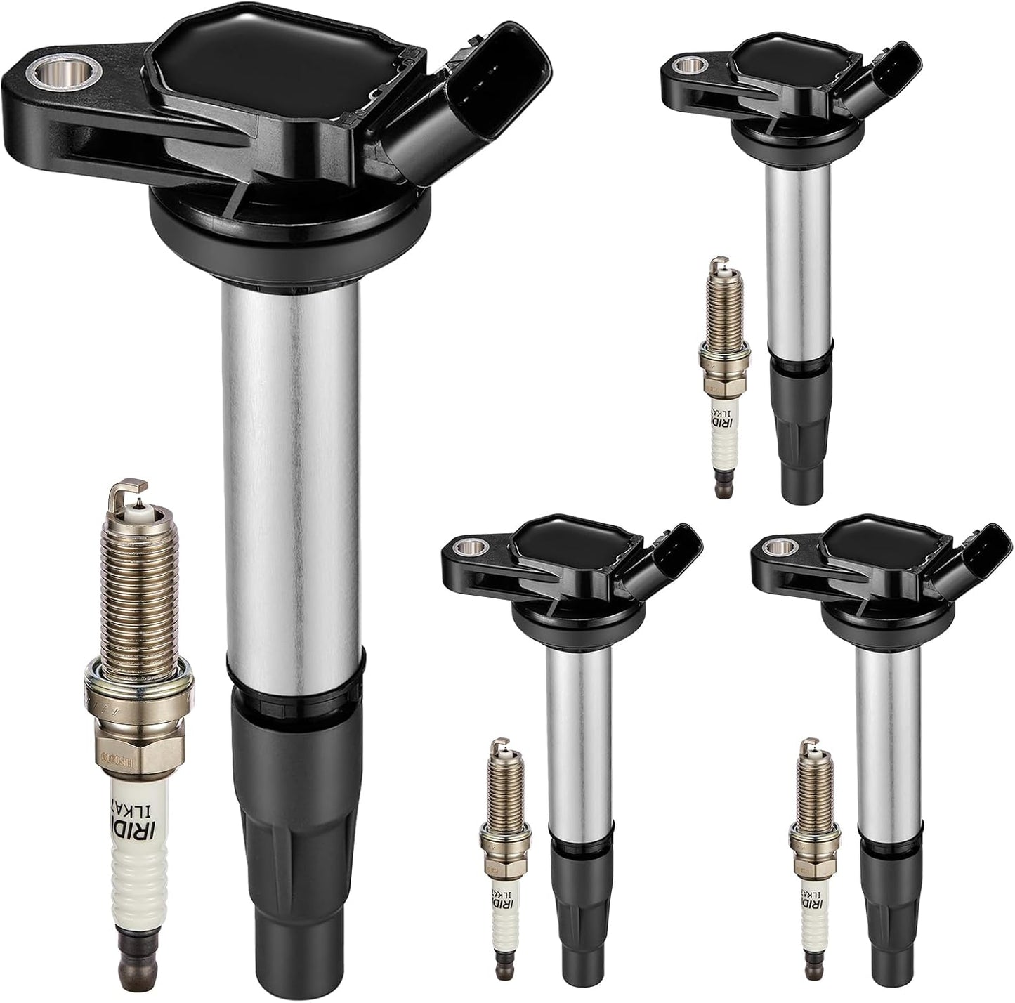 Set of 6 UF487 Ignition Coil Pack Compatible with Toyota Avalon Highlander Camry Sienna Rav4 Venza 4Runner ES350 IS350 RX350 RX450h GS350 ES300h 2.5L L4 3.5L V6 Replaces C1601 90919-A2007